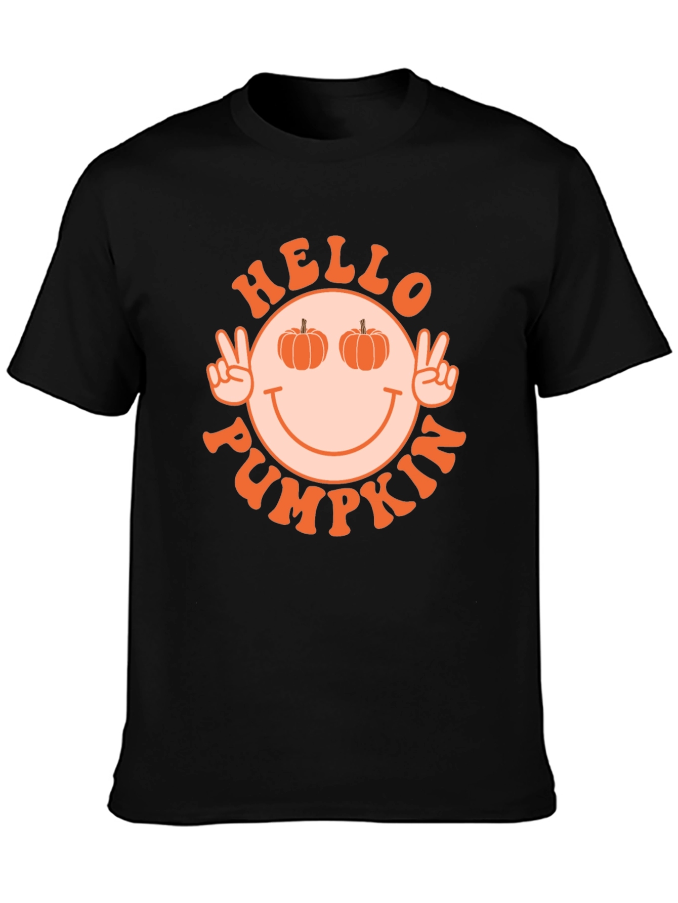 Hello Pumpkin T-Shirt - Autumn Vibes