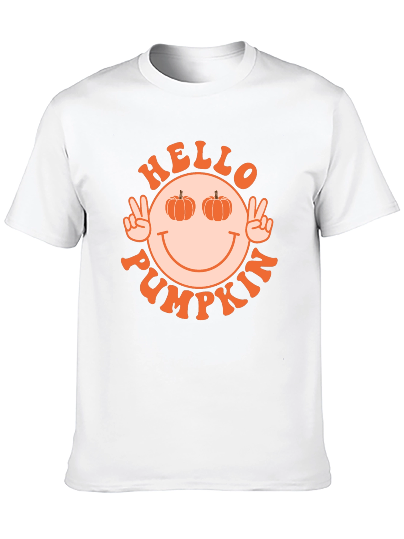 Hello Pumpkin T-Shirt - Autumn Vibes