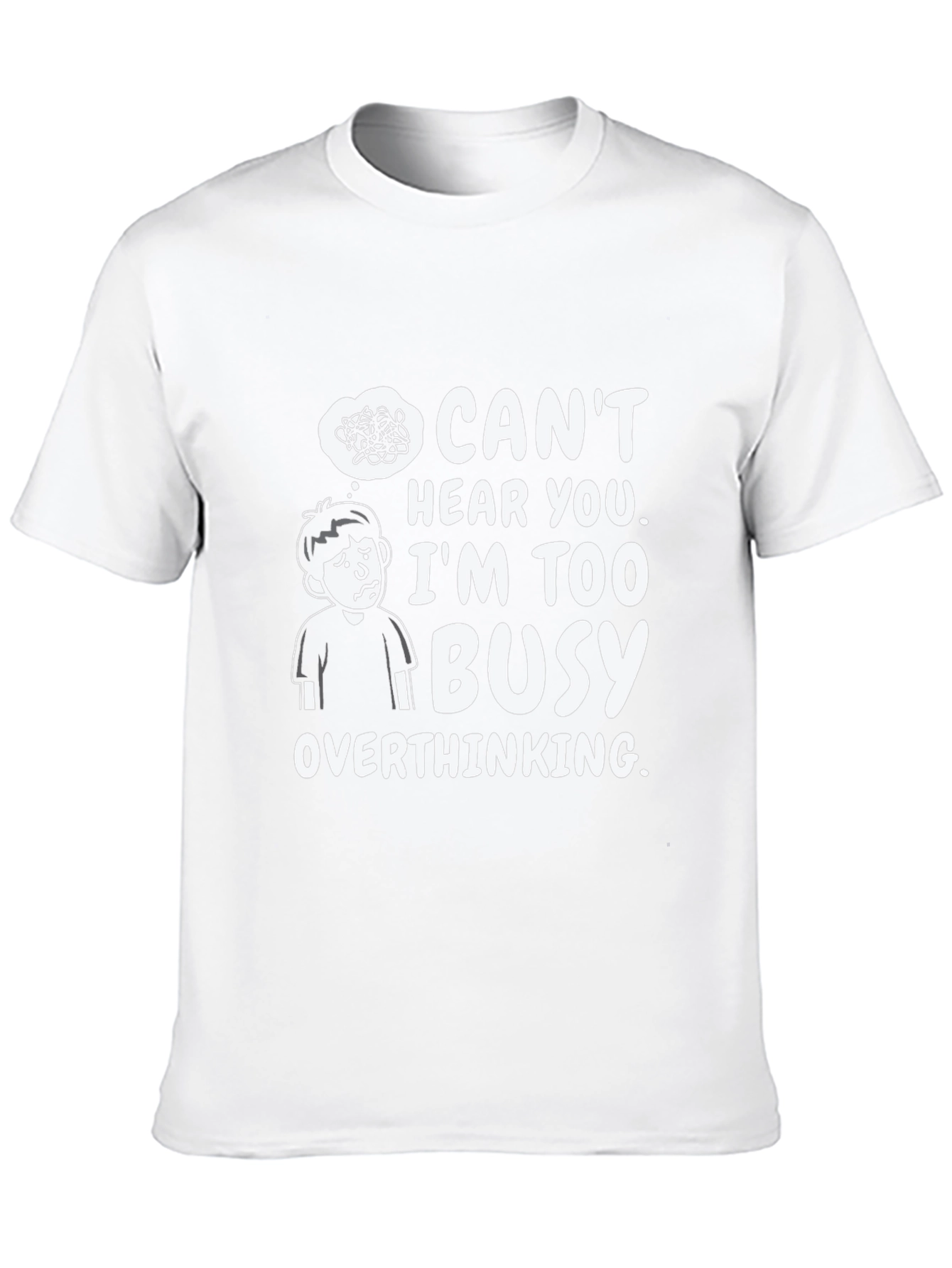 Overthinking T-Shirt - Funny Graphic Tee