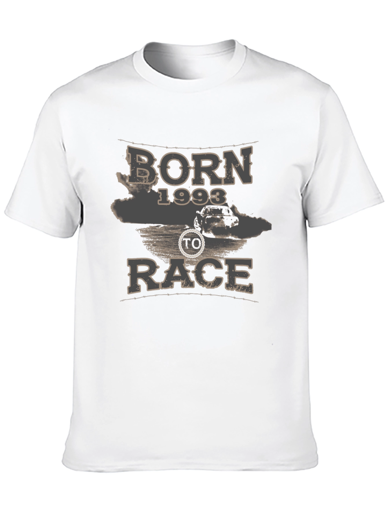 Born 1993 To Race Black Graphic Tee