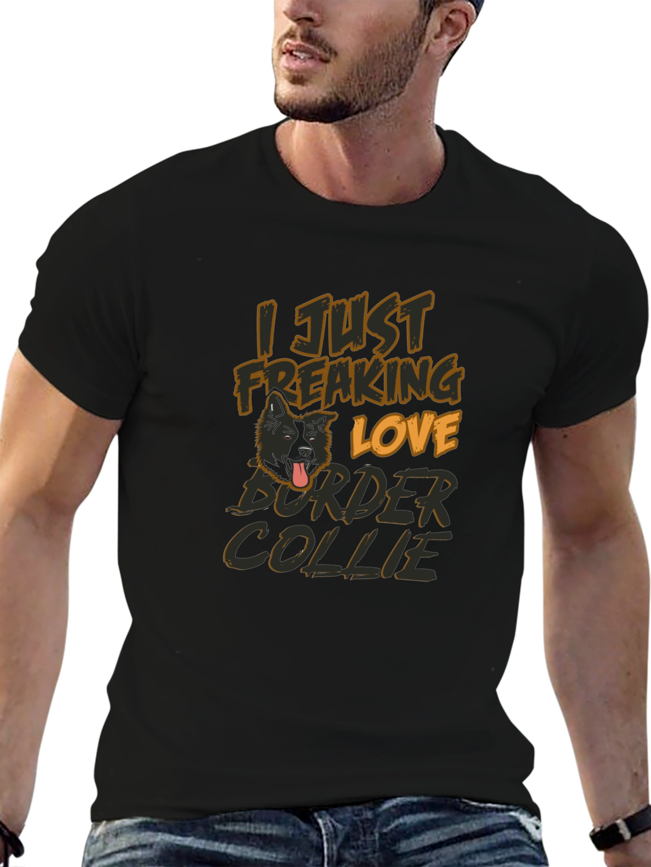 I Just Freaking Love Border Collie T-Shirt