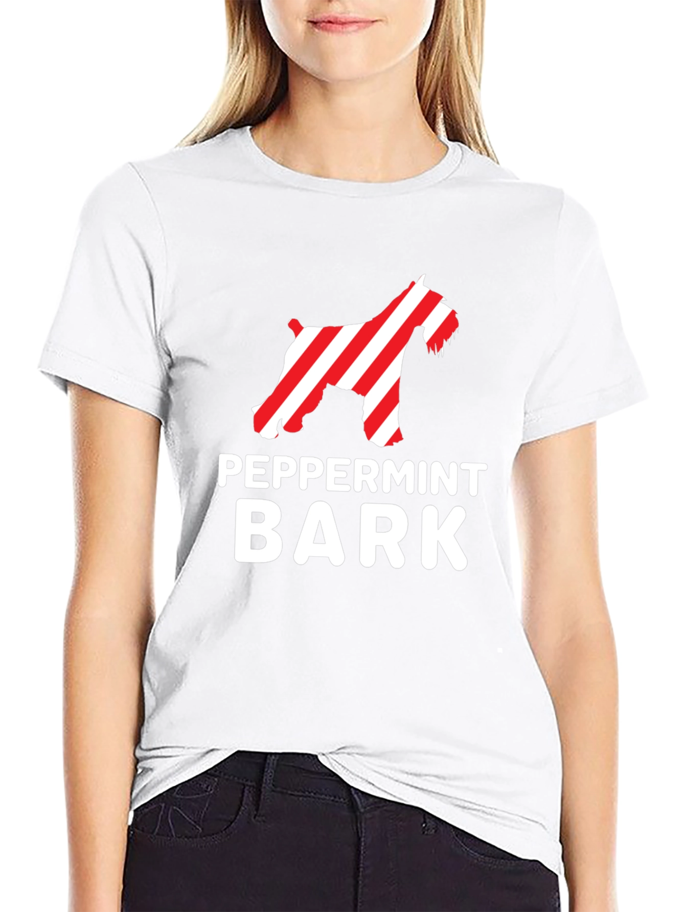 Peppermint Bark Dog Graphic Tee