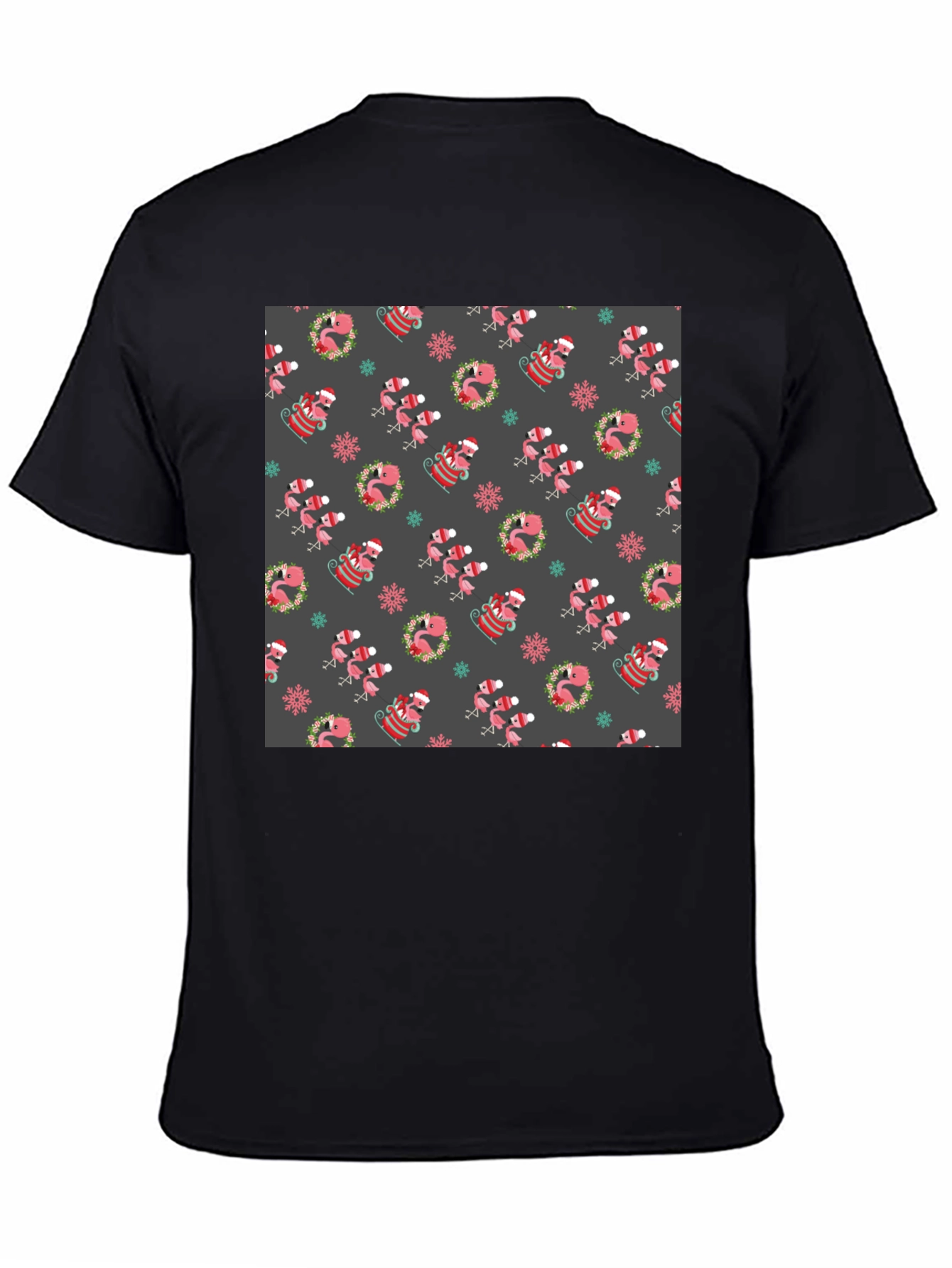 Festive Flamingo Christmas T-Shirt