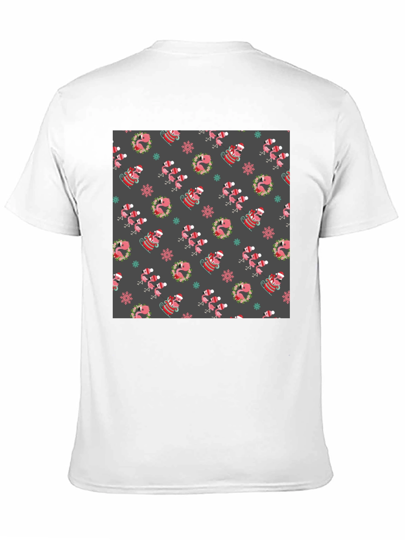 Festive Flamingo Christmas T-Shirt