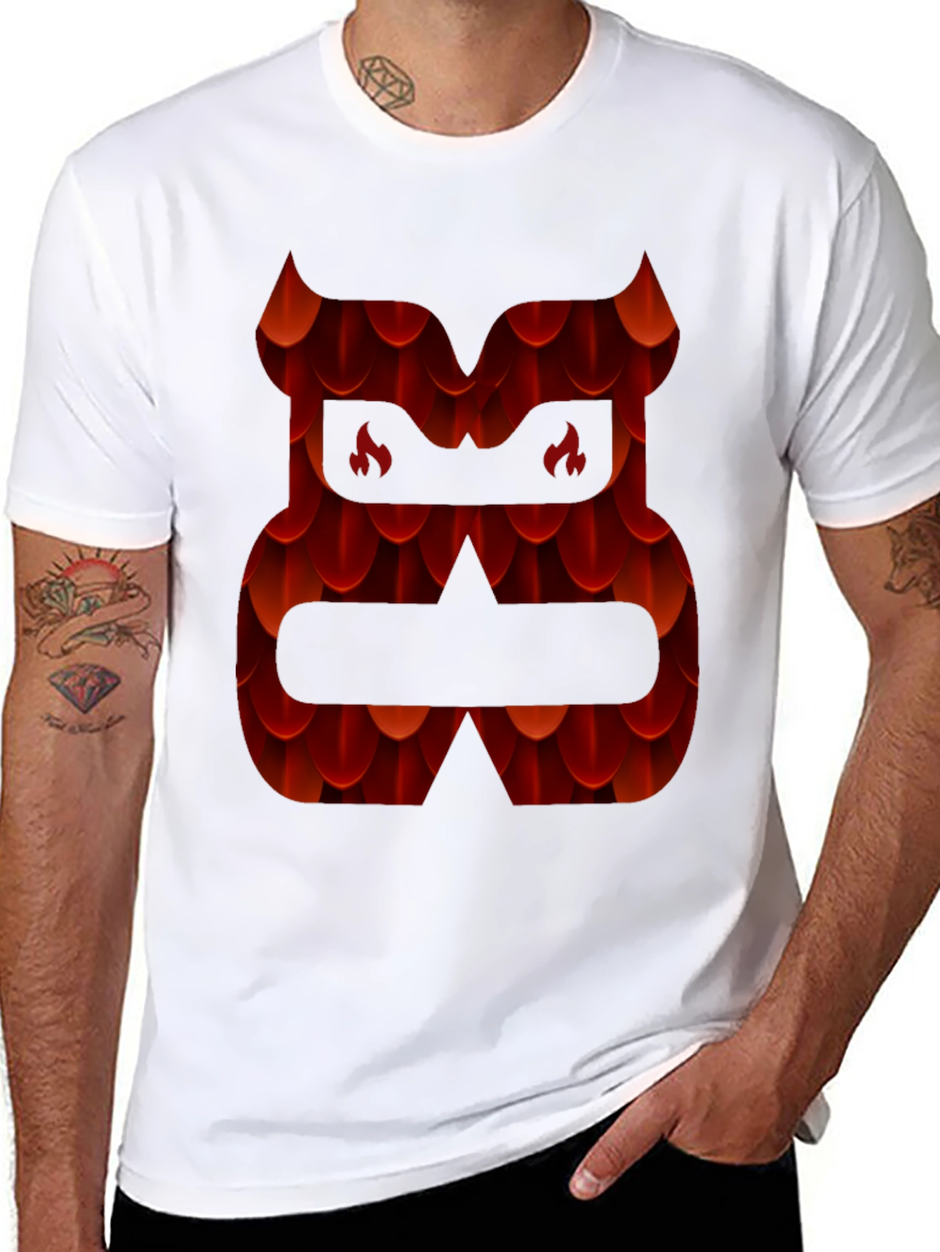 Scaled Dragon Graphic Tee