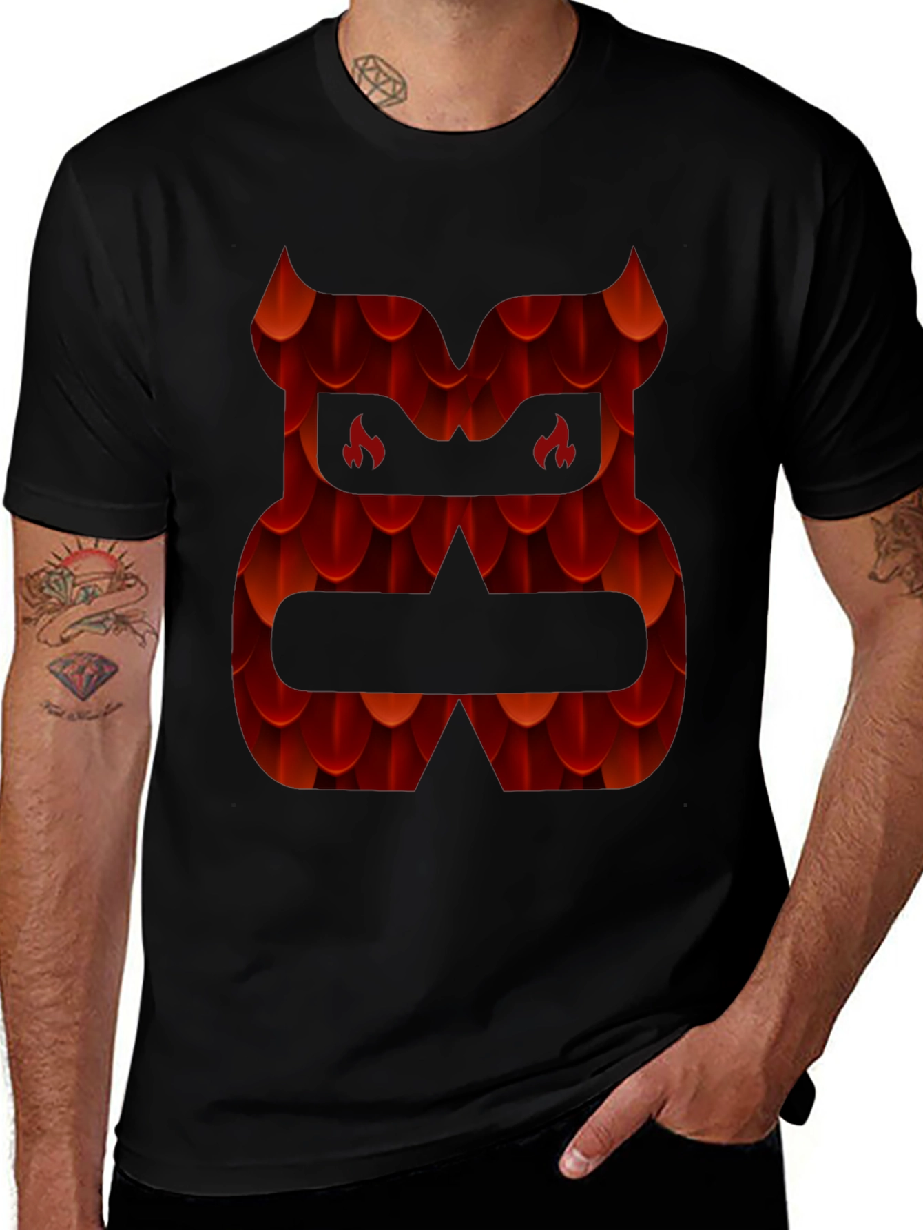 Scaled Dragon Graphic Tee