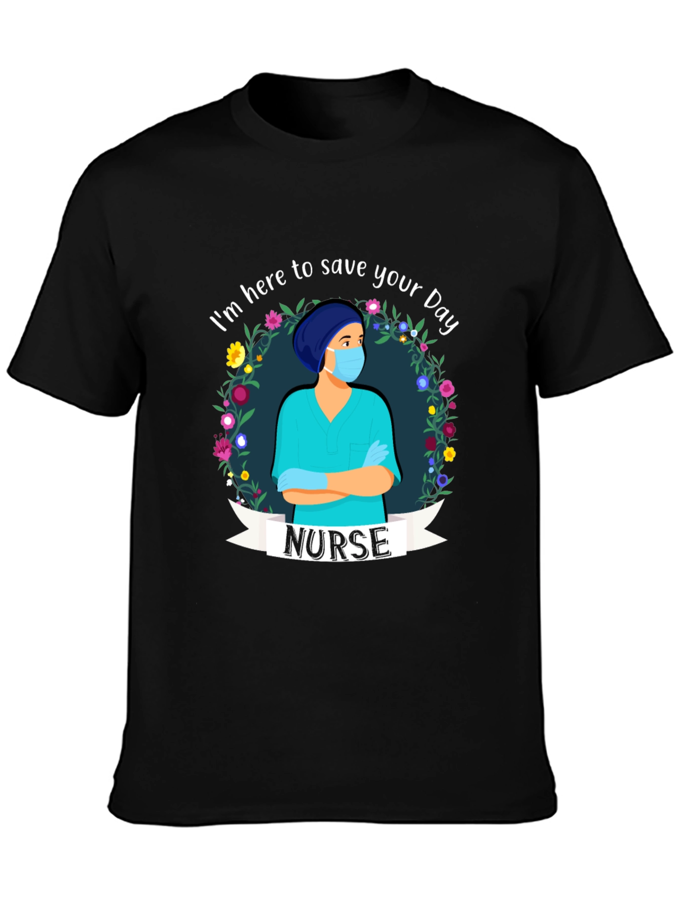 Nurse Graphic T-Shirt - Save Your Day!