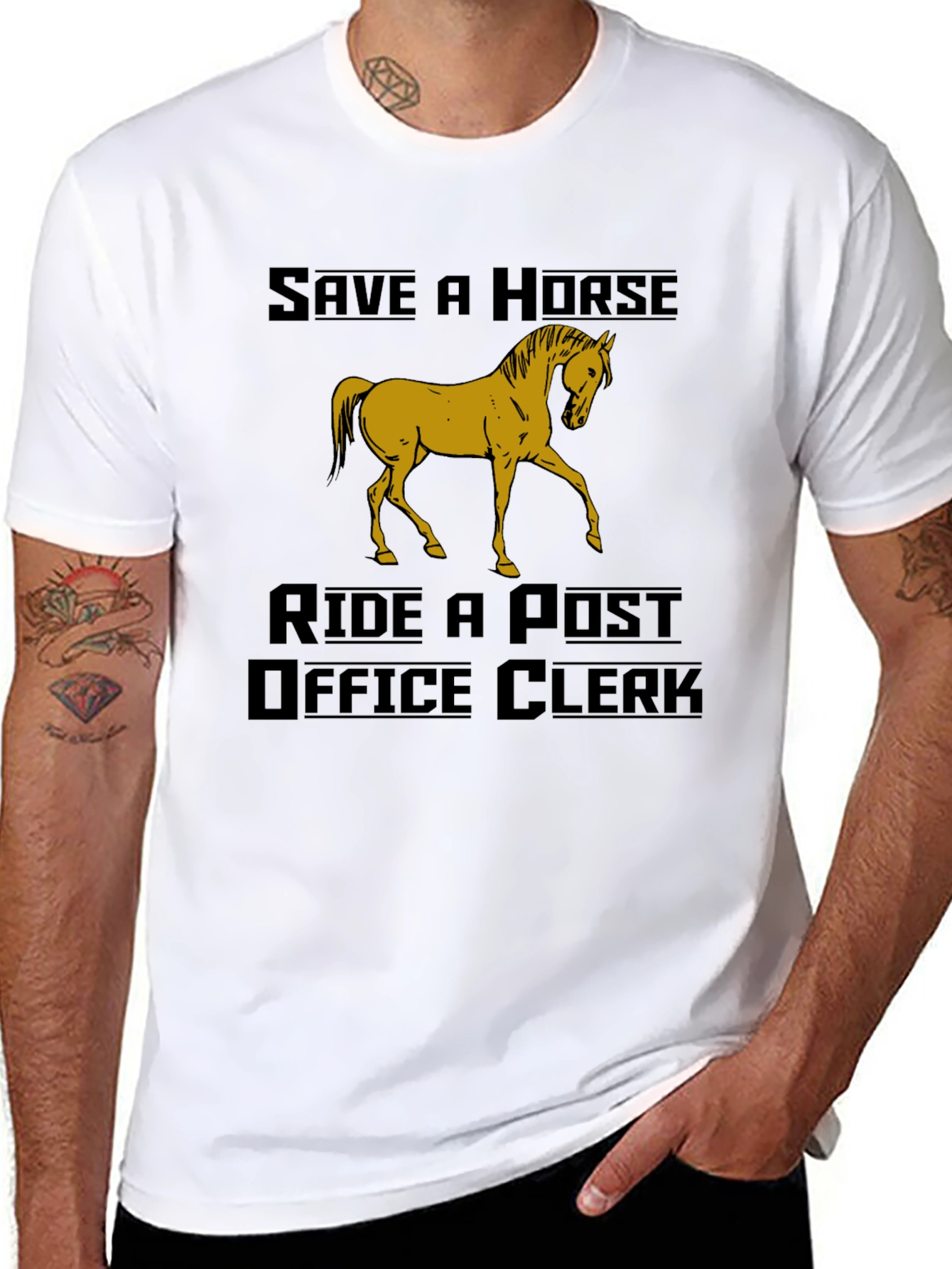 Save a Horse T-Shirt - Novelty Graphic Tee