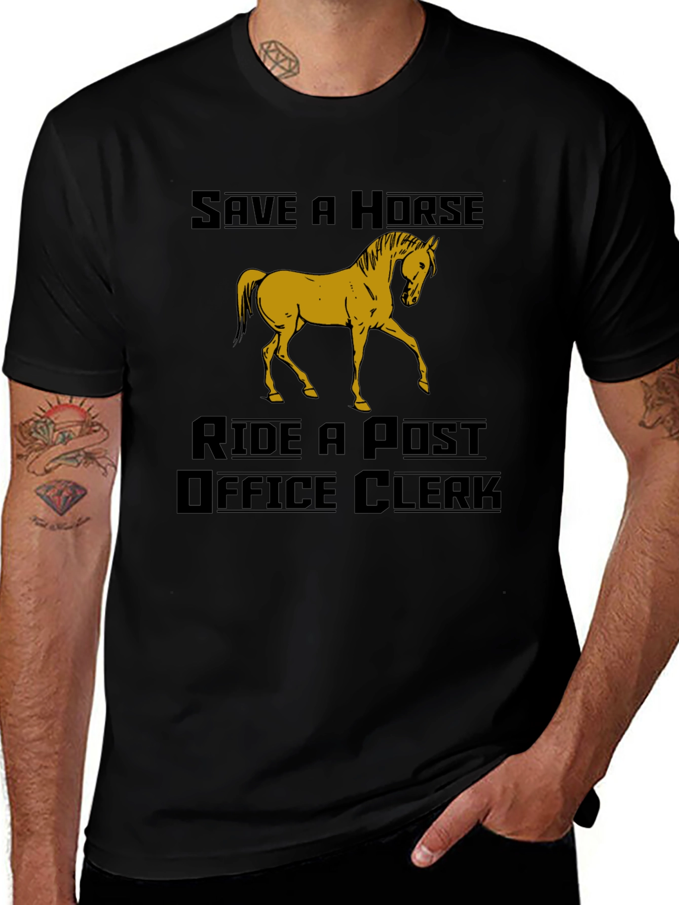 Save a Horse T-Shirt - Novelty Graphic Tee