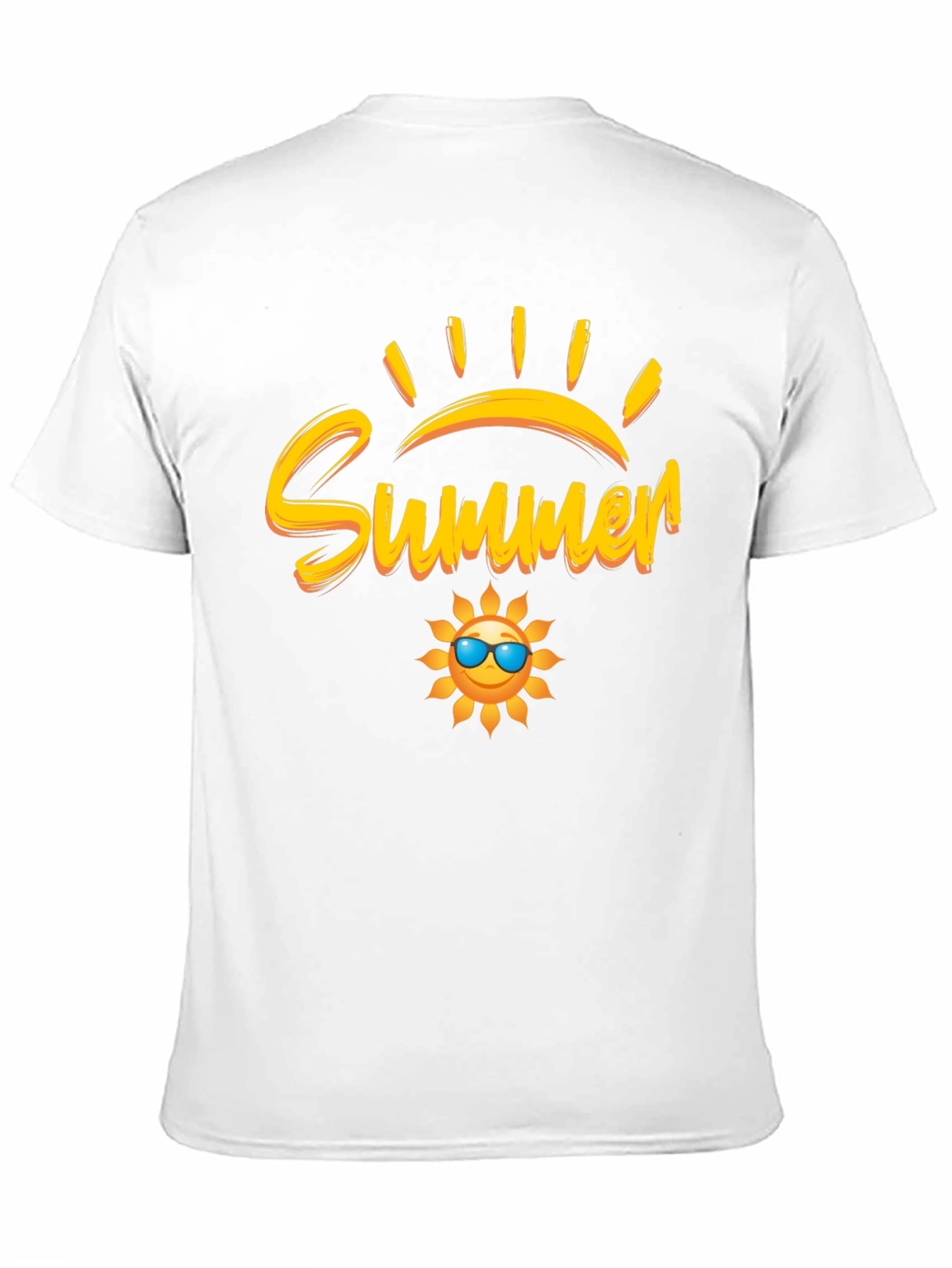 Summer Graphic T-Shirt - Sun Design
