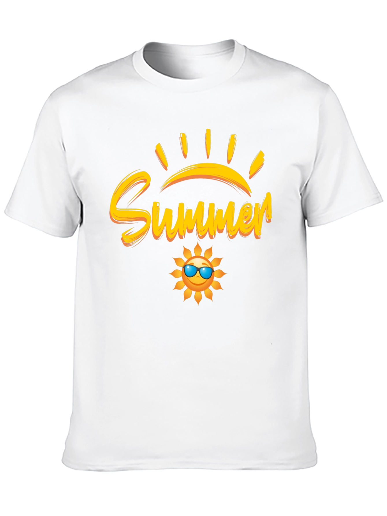 Summer Graphic T-Shirt - Sun Design