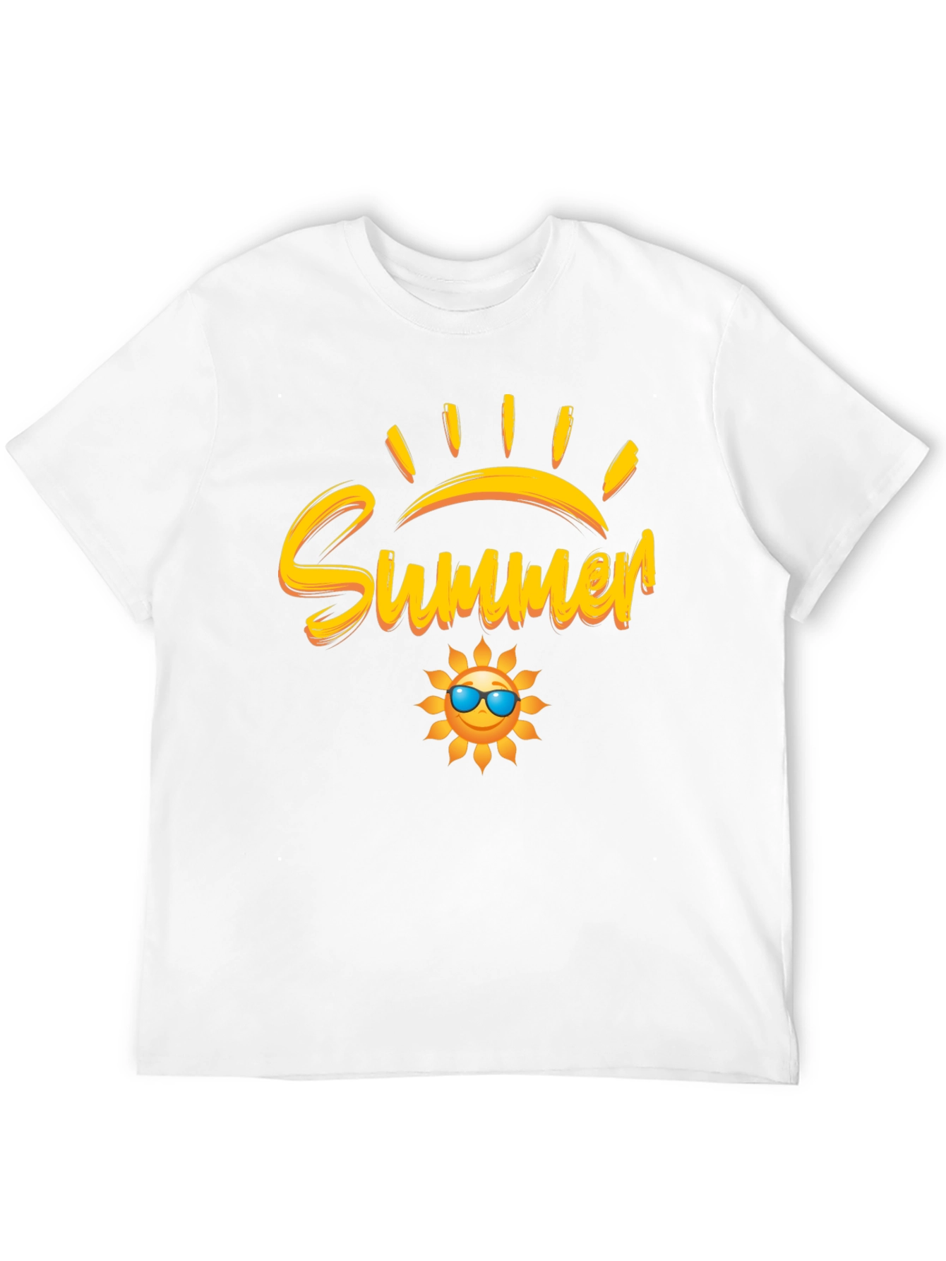 Summer Graphic T-Shirt - Sun Design