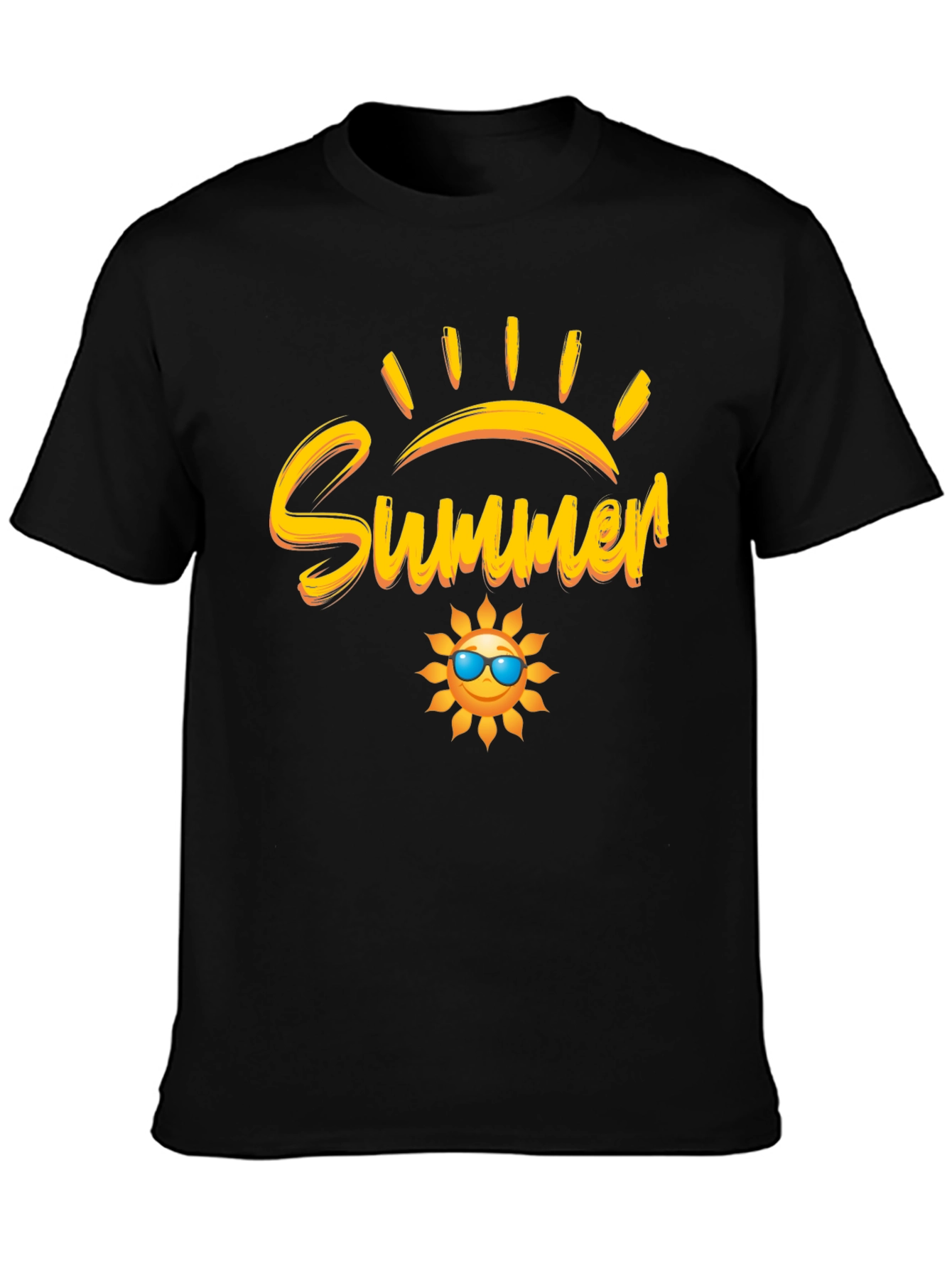 Summer Graphic T-Shirt - Sun Design