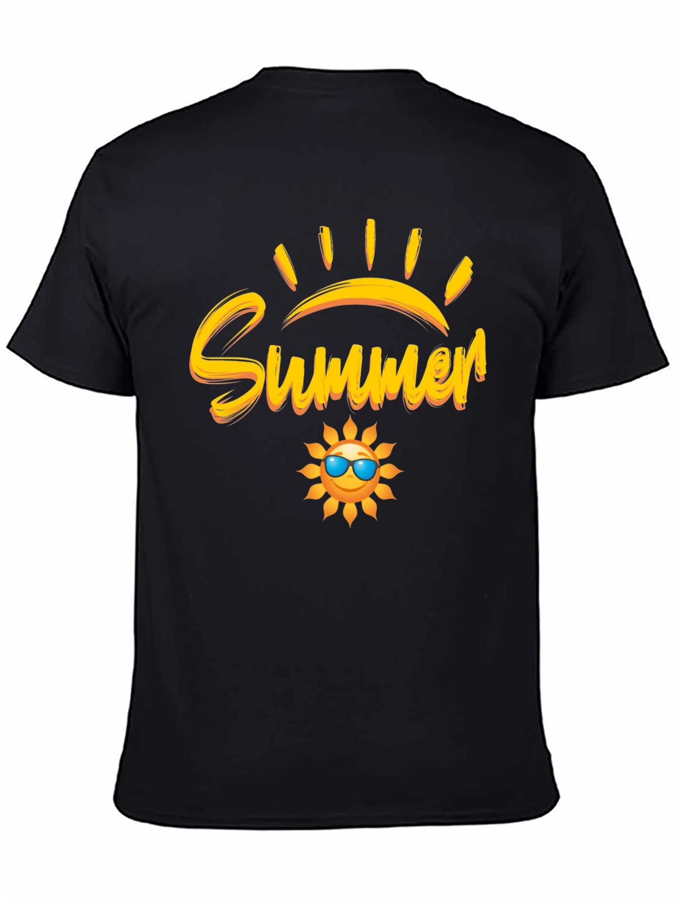 Summer Graphic T-Shirt - Sun Design