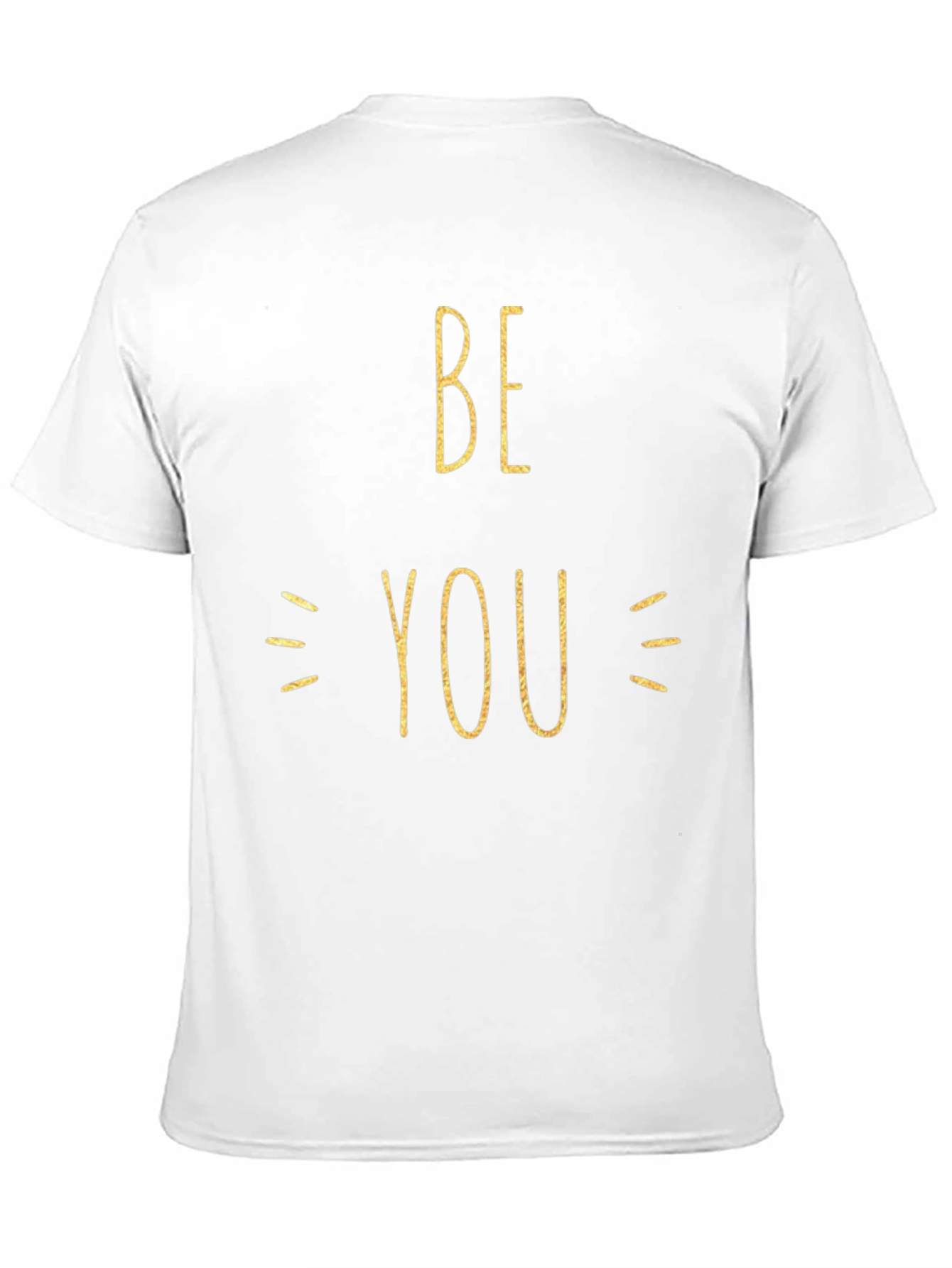 Be You Graphic Print Crew Neck T-Shirt