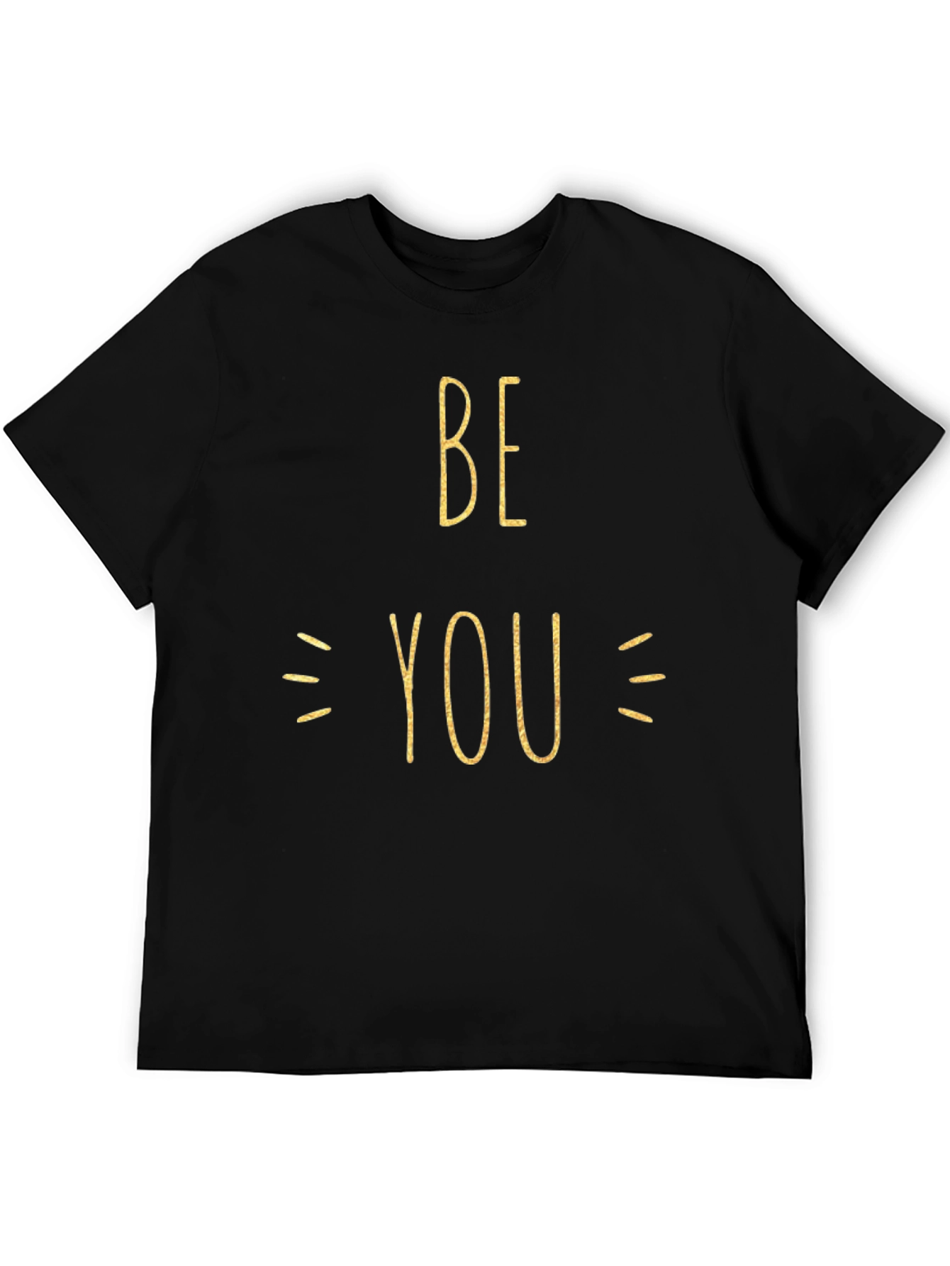 Be You Graphic Print Crew Neck T-Shirt