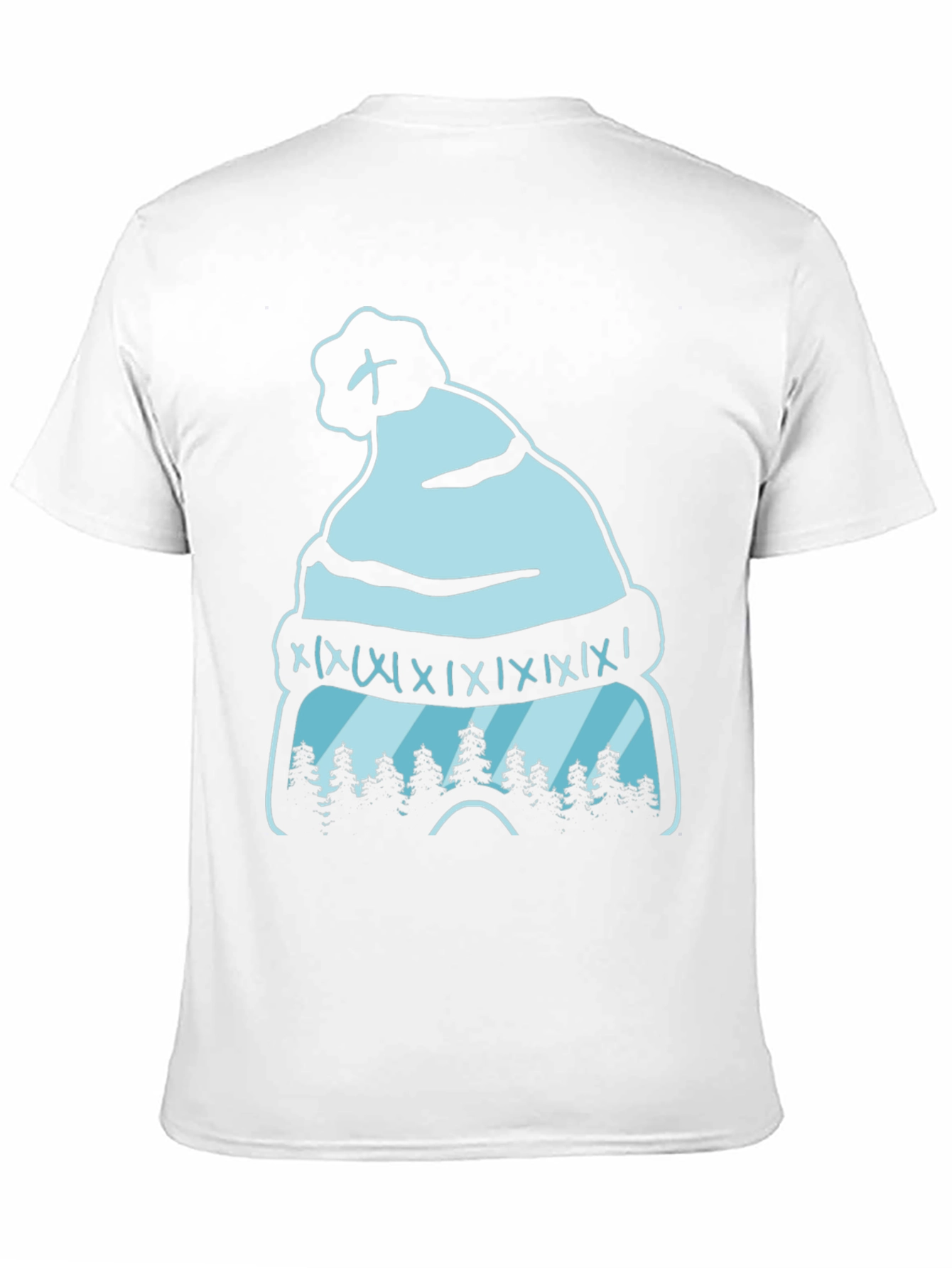 Winter Beanie Forest Graphic Tee