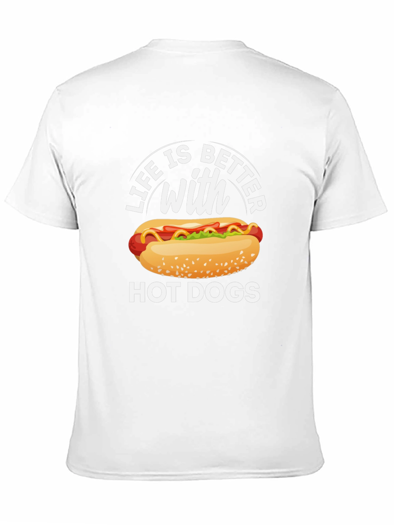 Life Is Better With Hot Dogs Graphic Tee