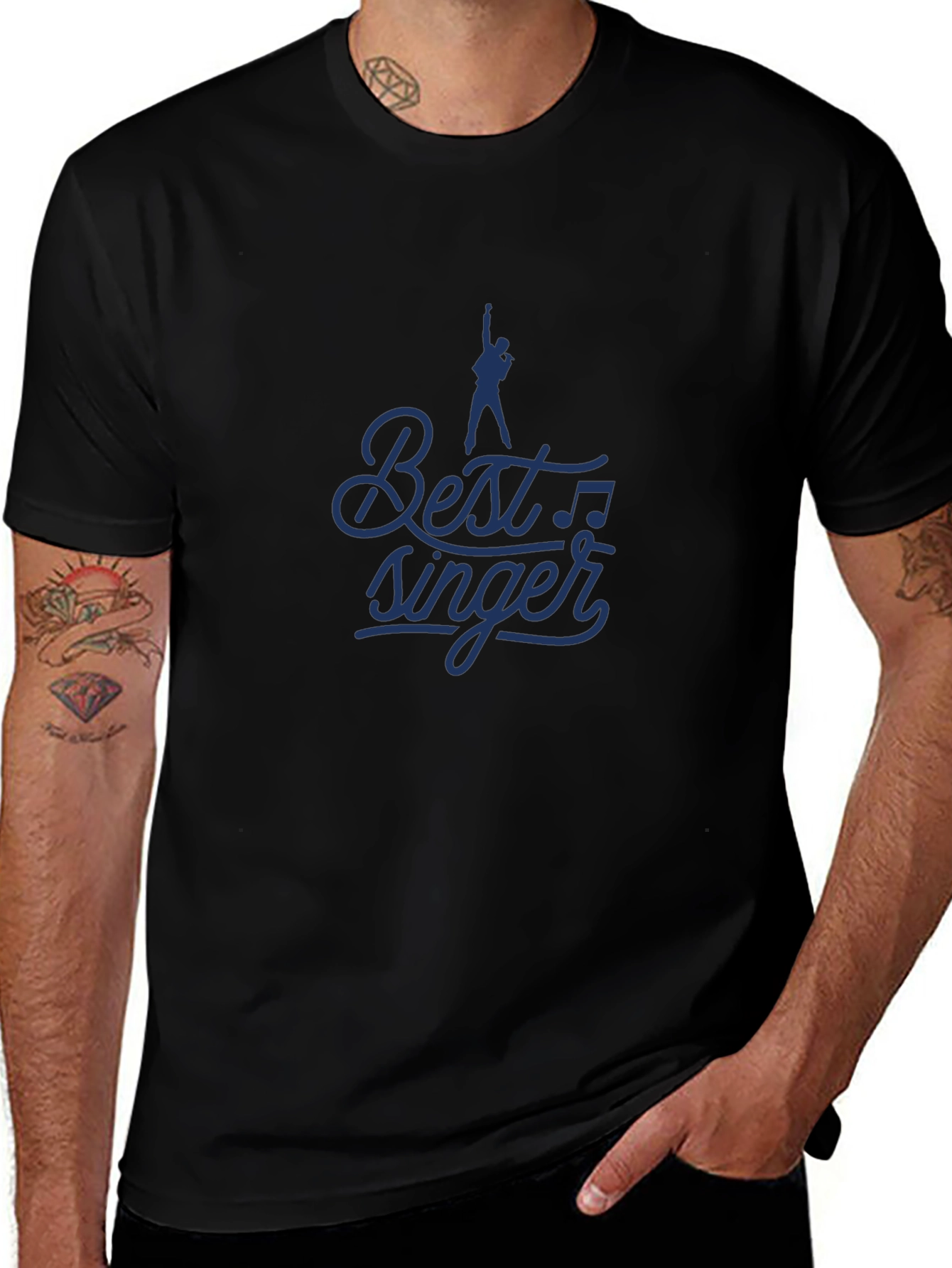 Best Singer Black T-Shirt