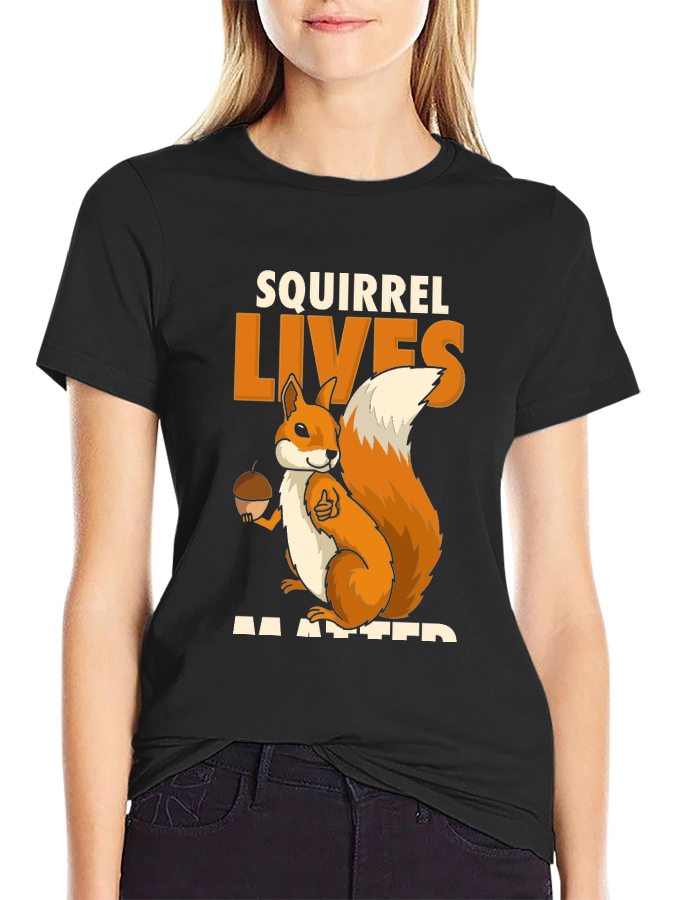 Squirrel Lives Matter Graphic T-Shirt