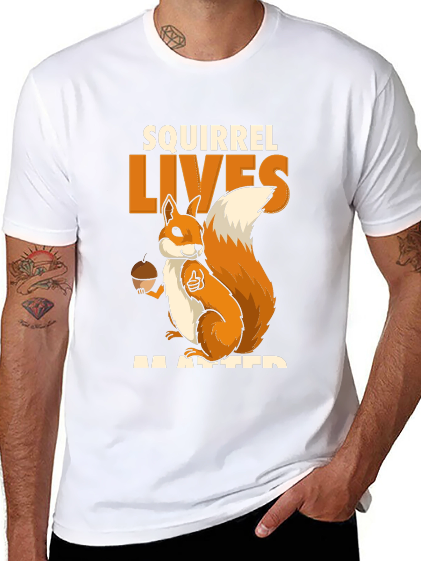 Squirrel Lives Matter Graphic T-Shirt