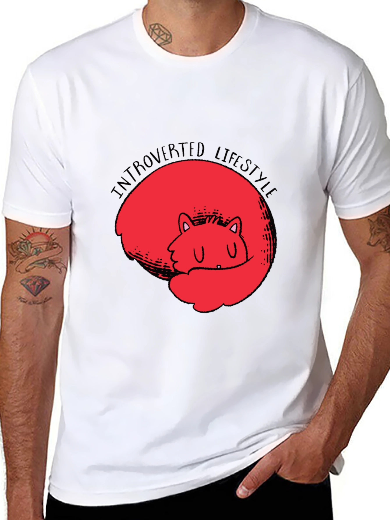 Introverted Lifestyle Graphic Tee
