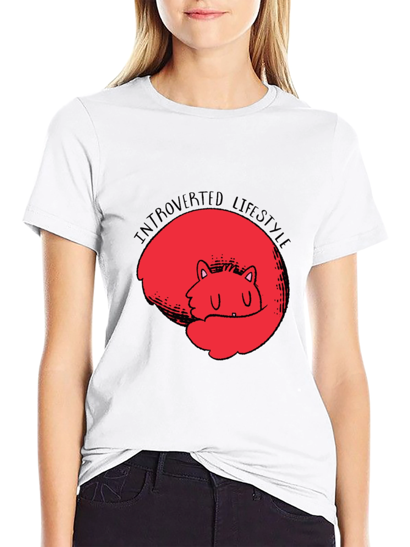 Introverted Lifestyle Graphic Tee