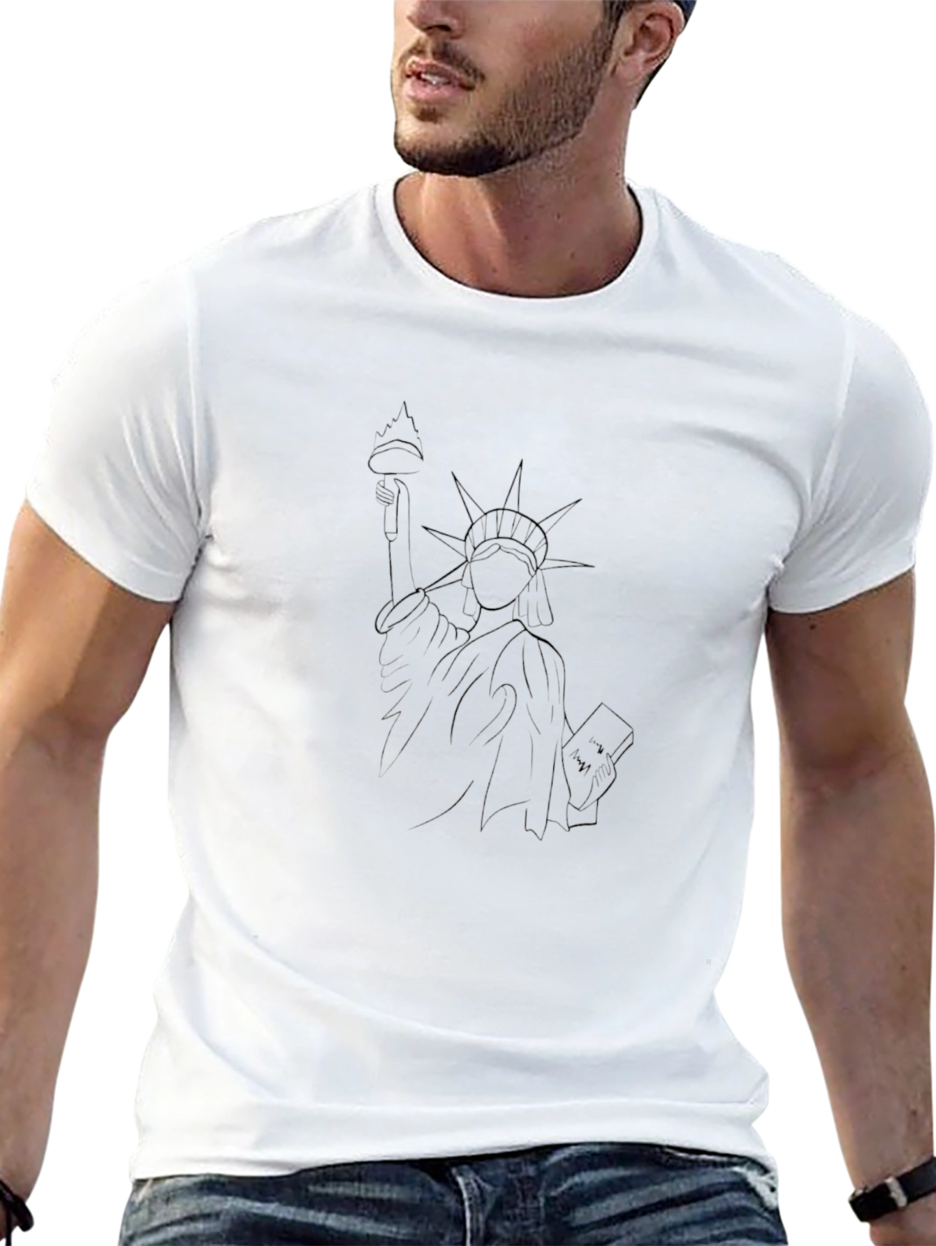 Stylish Black Graphic T-Shirt