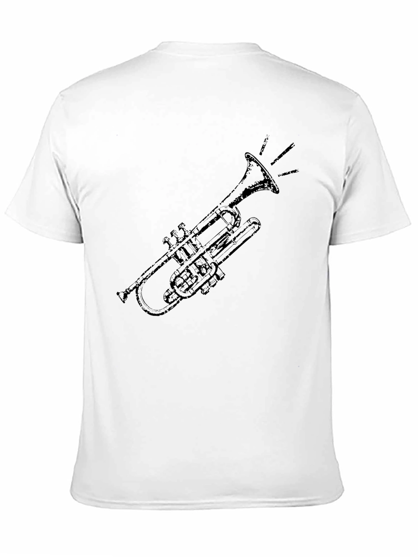 Trumpet Graphic Tee - Classic Black T-Shirt