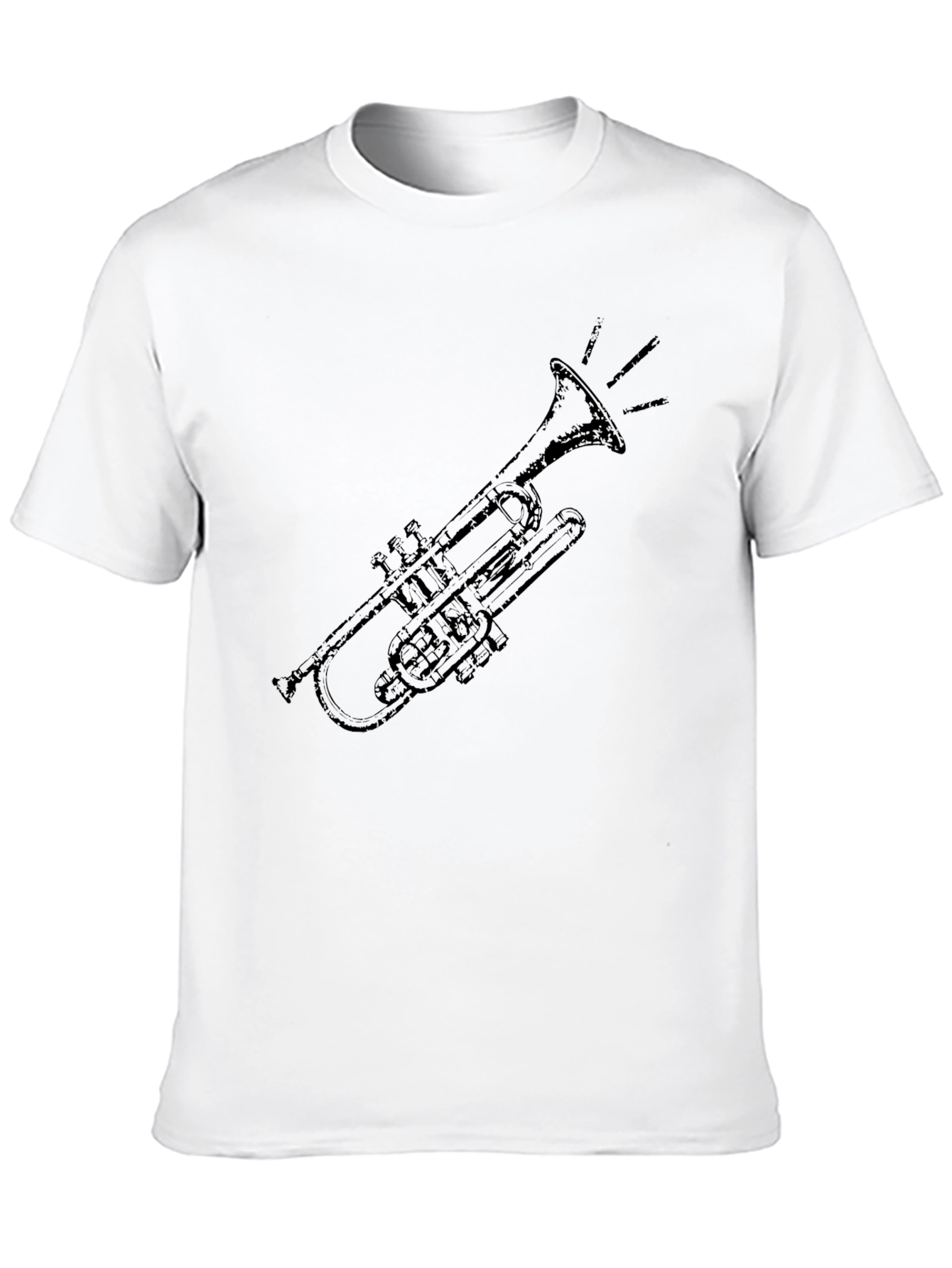 Trumpet Graphic Tee - Classic Black T-Shirt