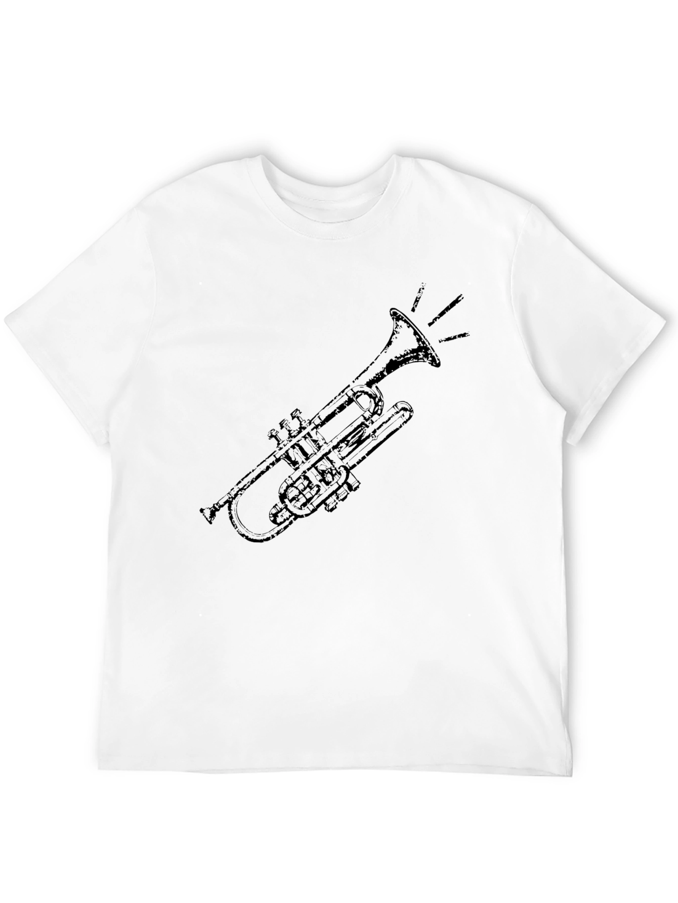 Trumpet Graphic Tee - Classic Black T-Shirt