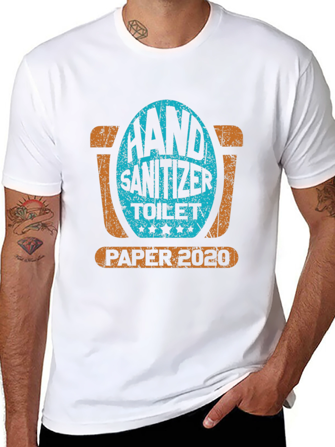 Hand Sanitizer Toilet Paper 2020 T-Shirt