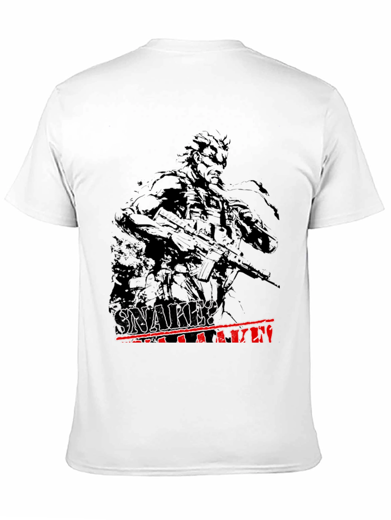 Metal Gear Solid Snake? T-Shirt - Premium Black Tee