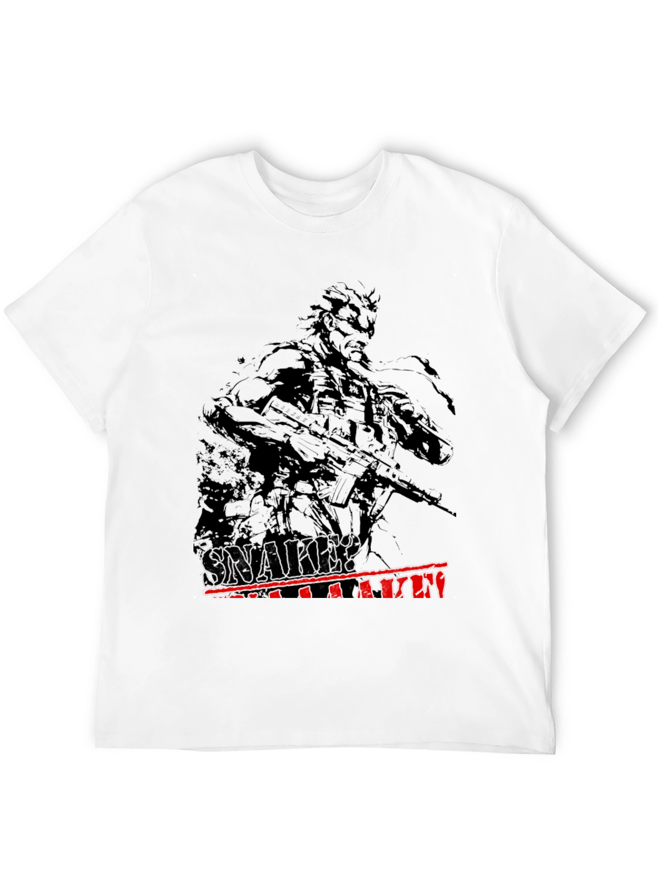 Metal Gear Solid Snake? T-Shirt - Premium Black Tee