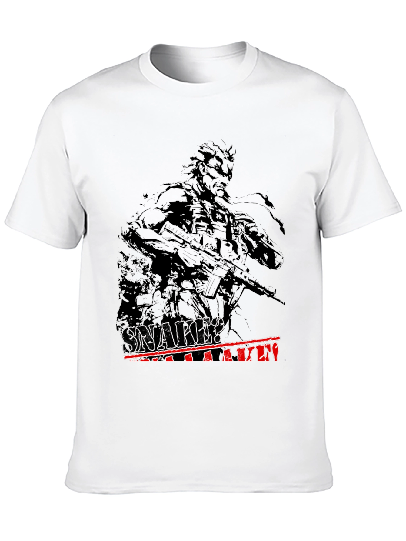 Metal Gear Solid Snake? T-Shirt - Premium Black Tee
