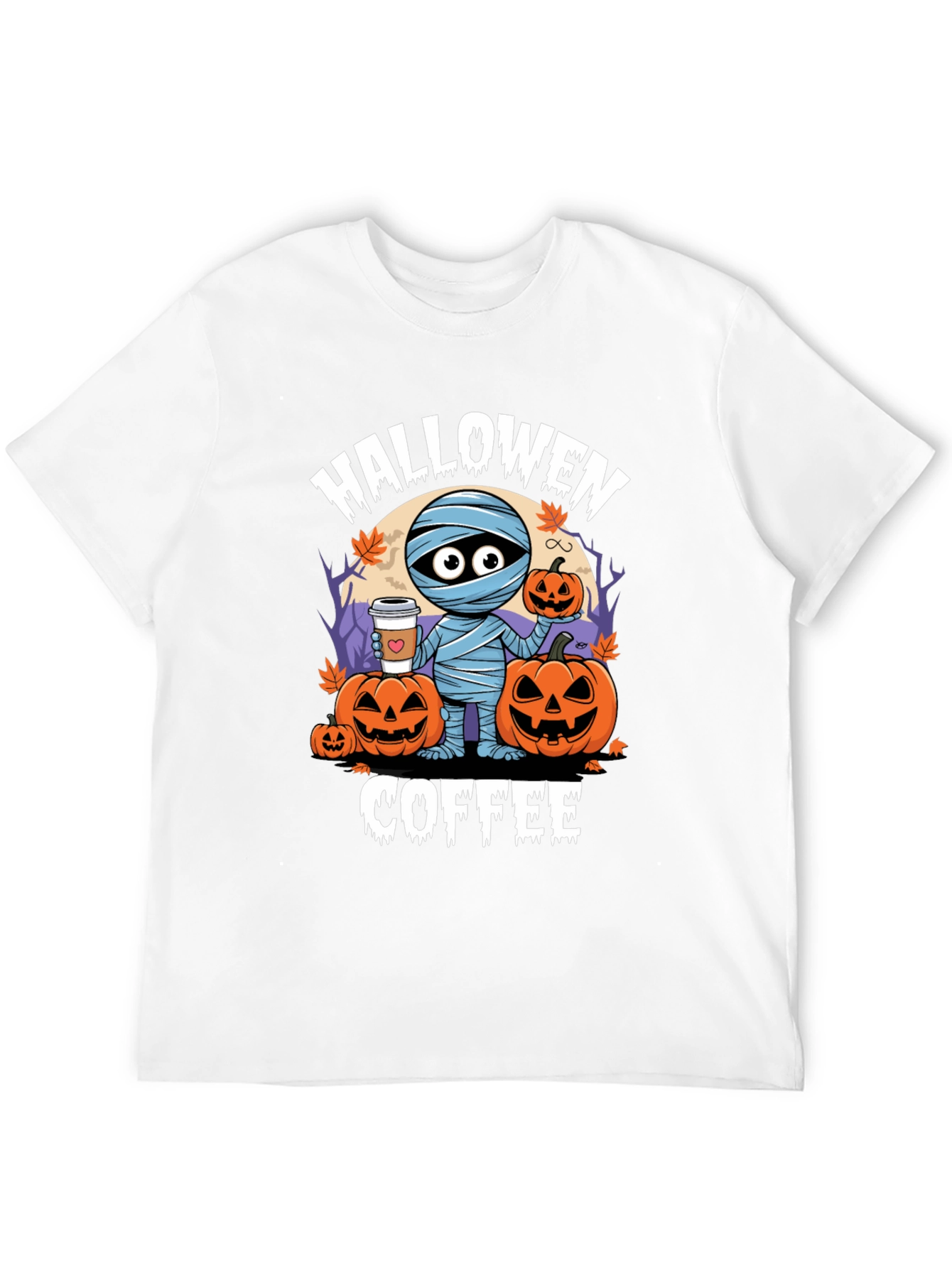 Halloween Coffee Mummy T-Shirt