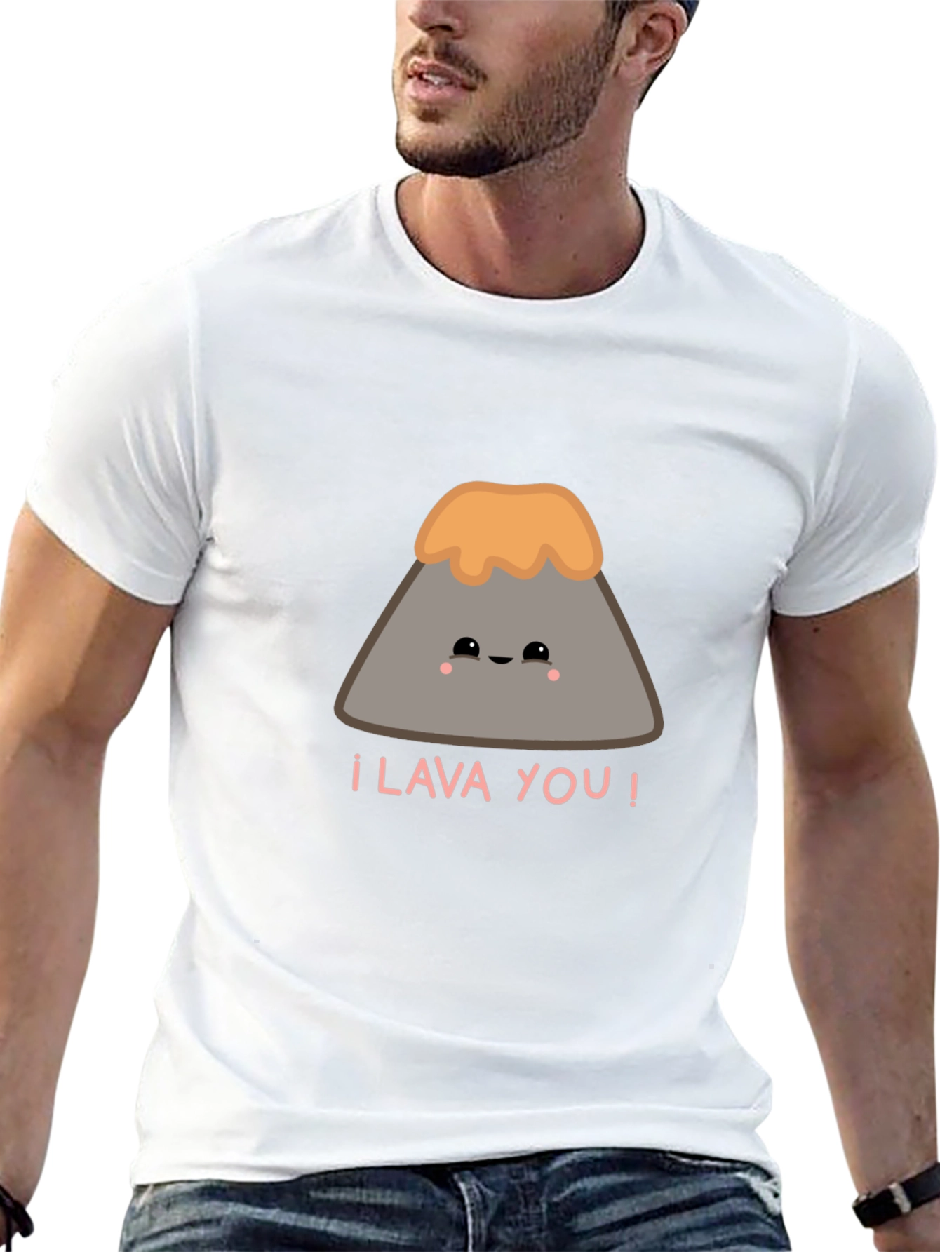 Kawaii Lava You Volcano T-Shirt
