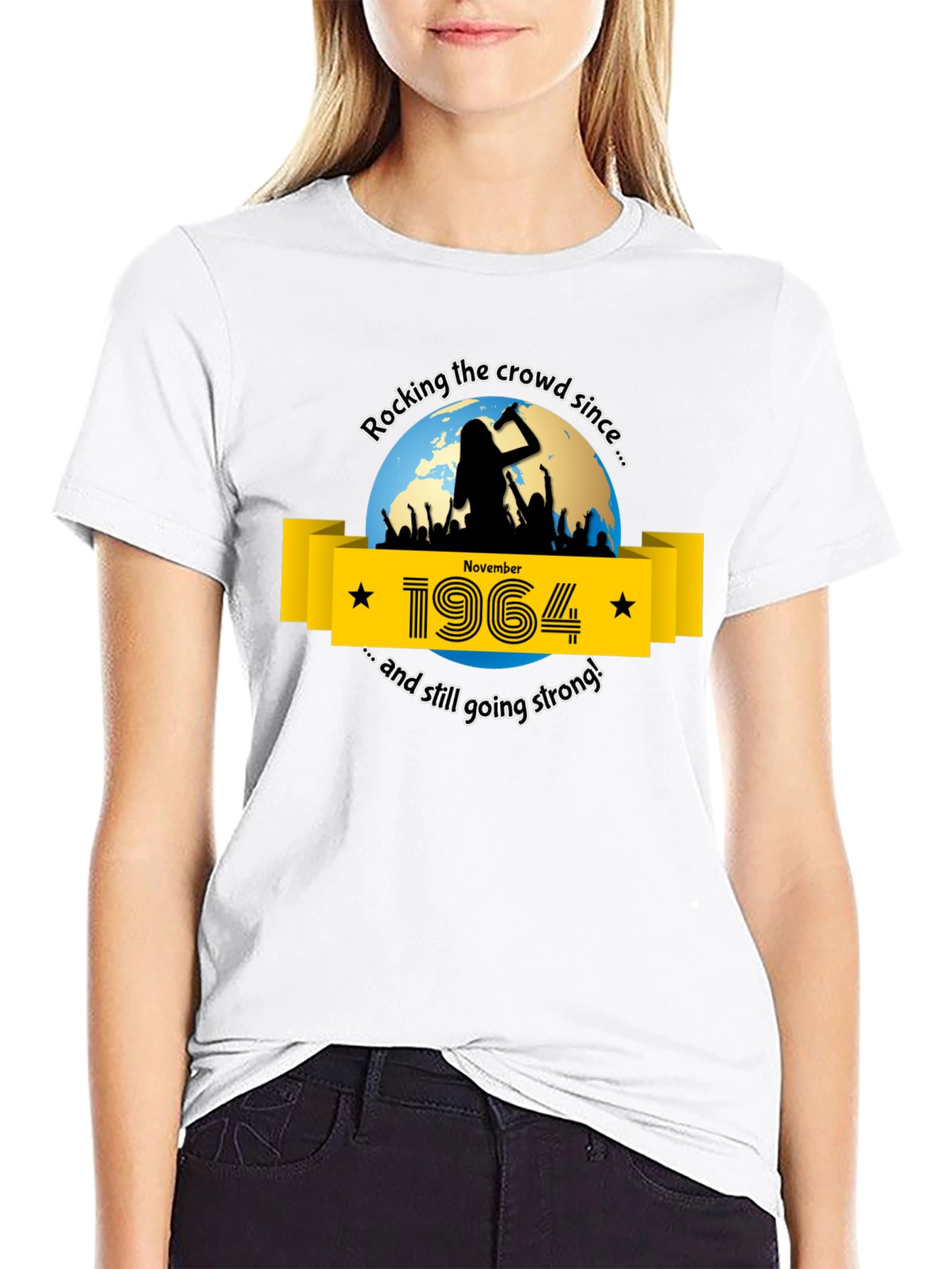 Rocking Since 1964 Black T-Shirt