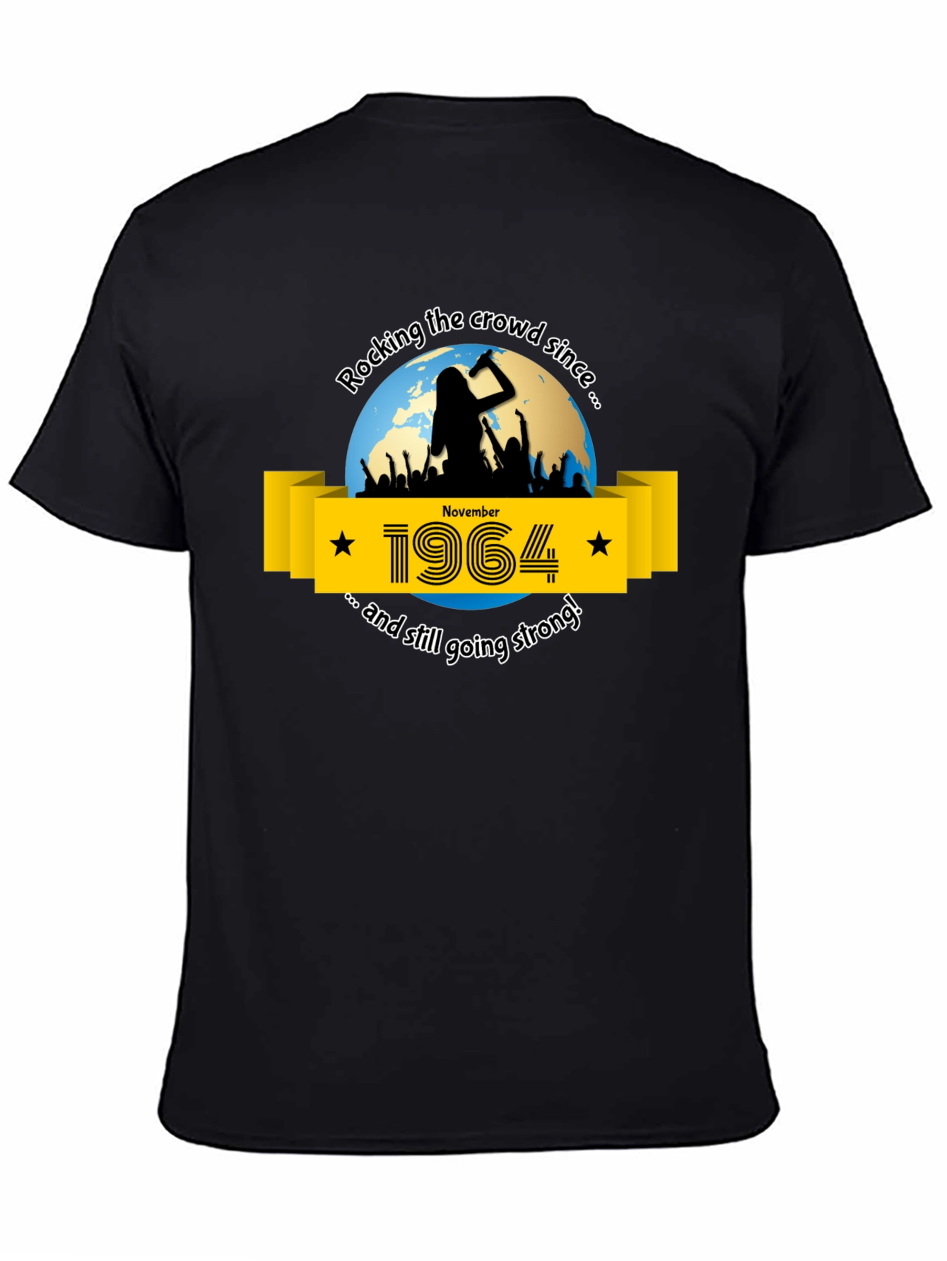 Rocking Since 1964 Black T-Shirt