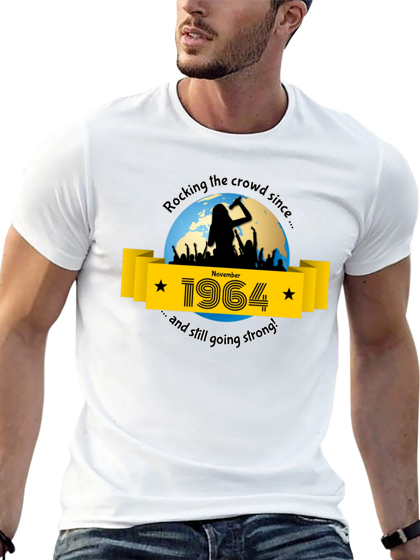 Rocking Since 1964 Black T-Shirt