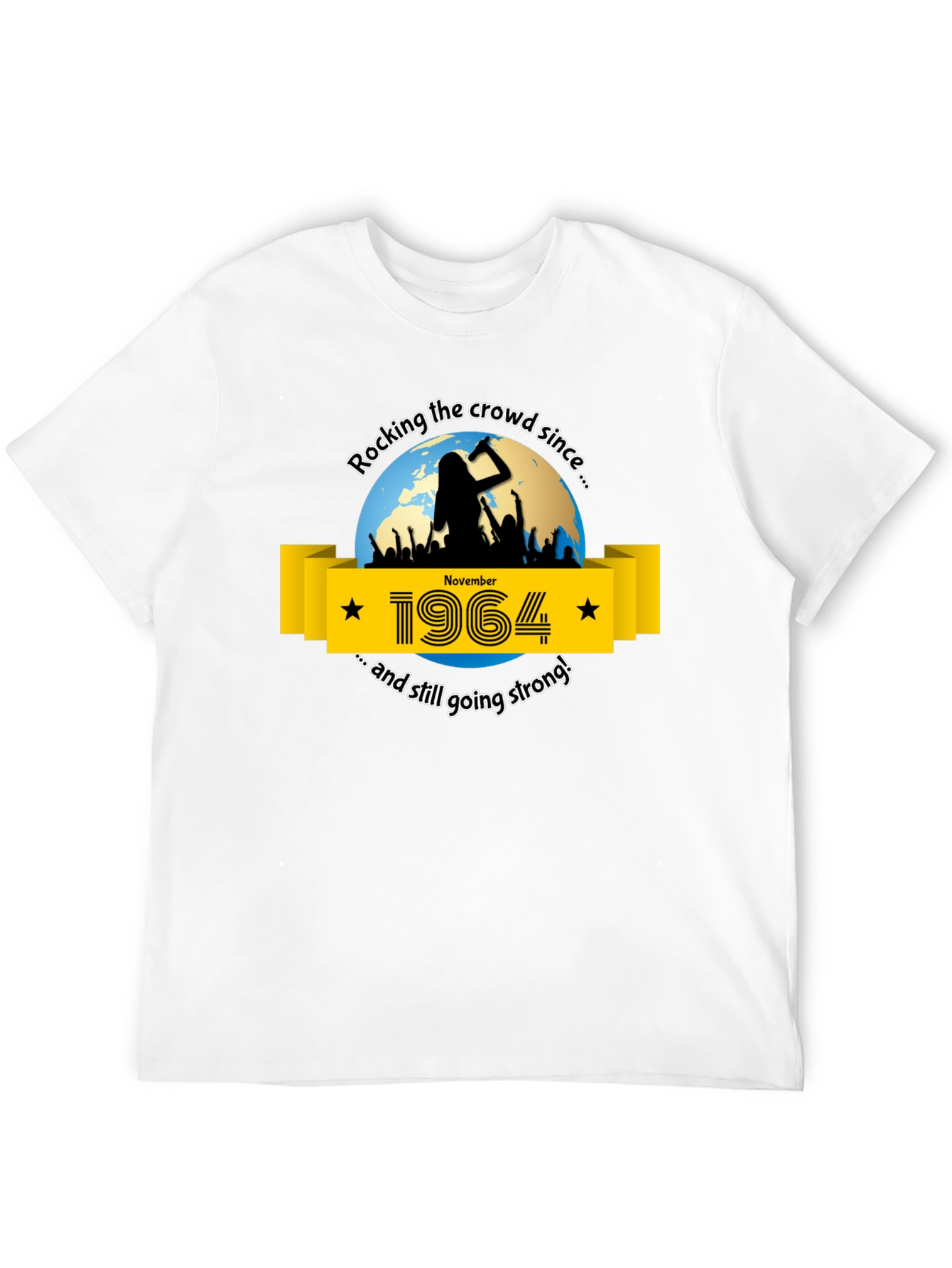 Rocking Since 1964 Black T-Shirt