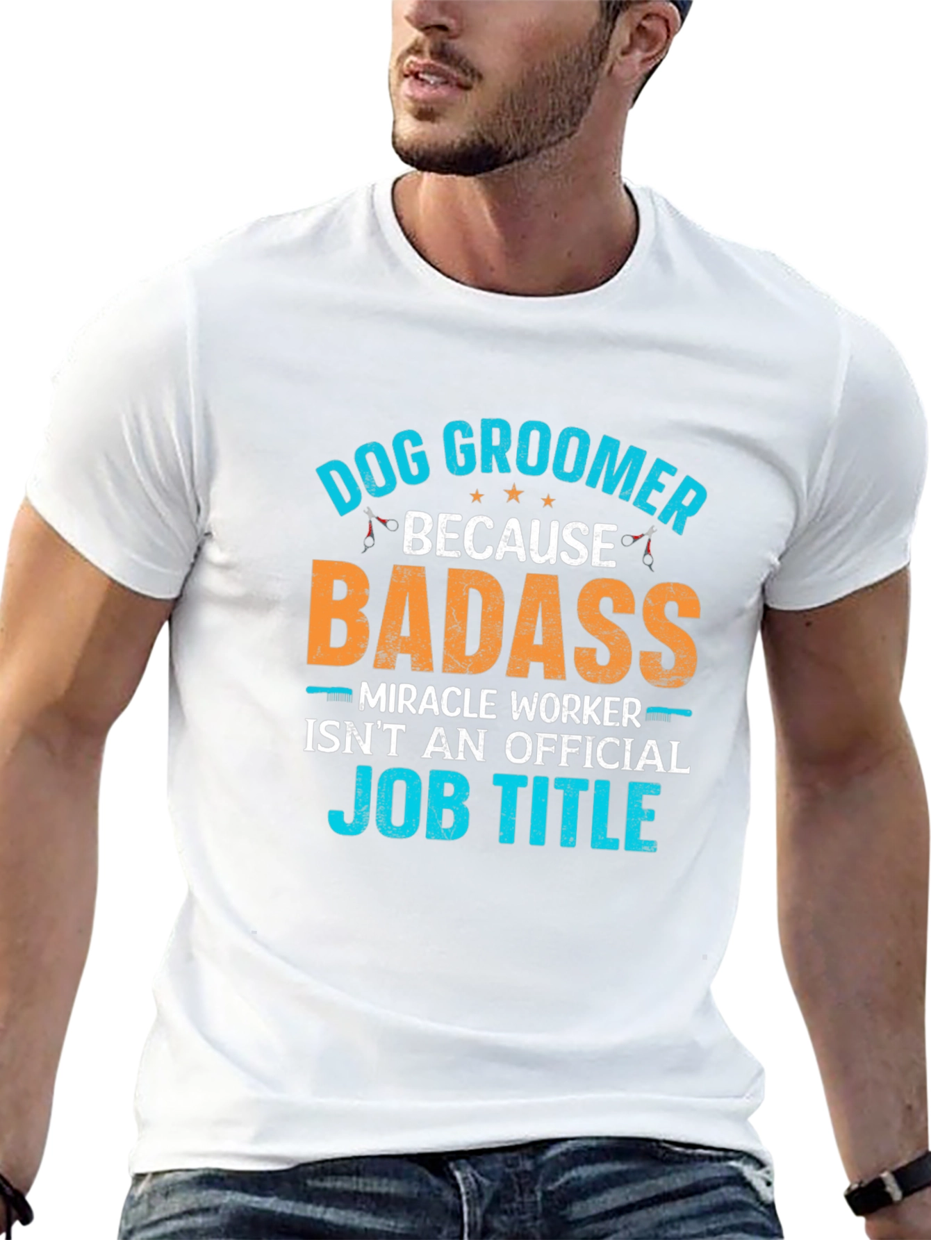 Dog Groomer Badass T-Shirt