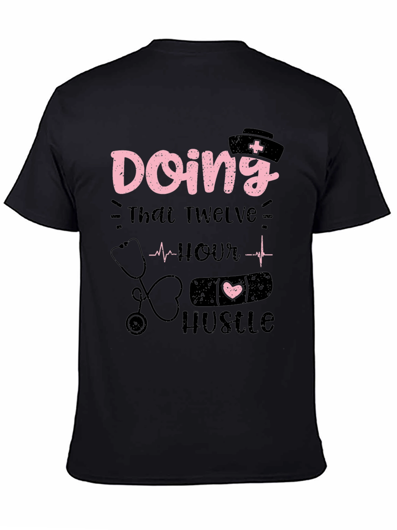 Nurse 12-Hour Hustle Graphic Tee
