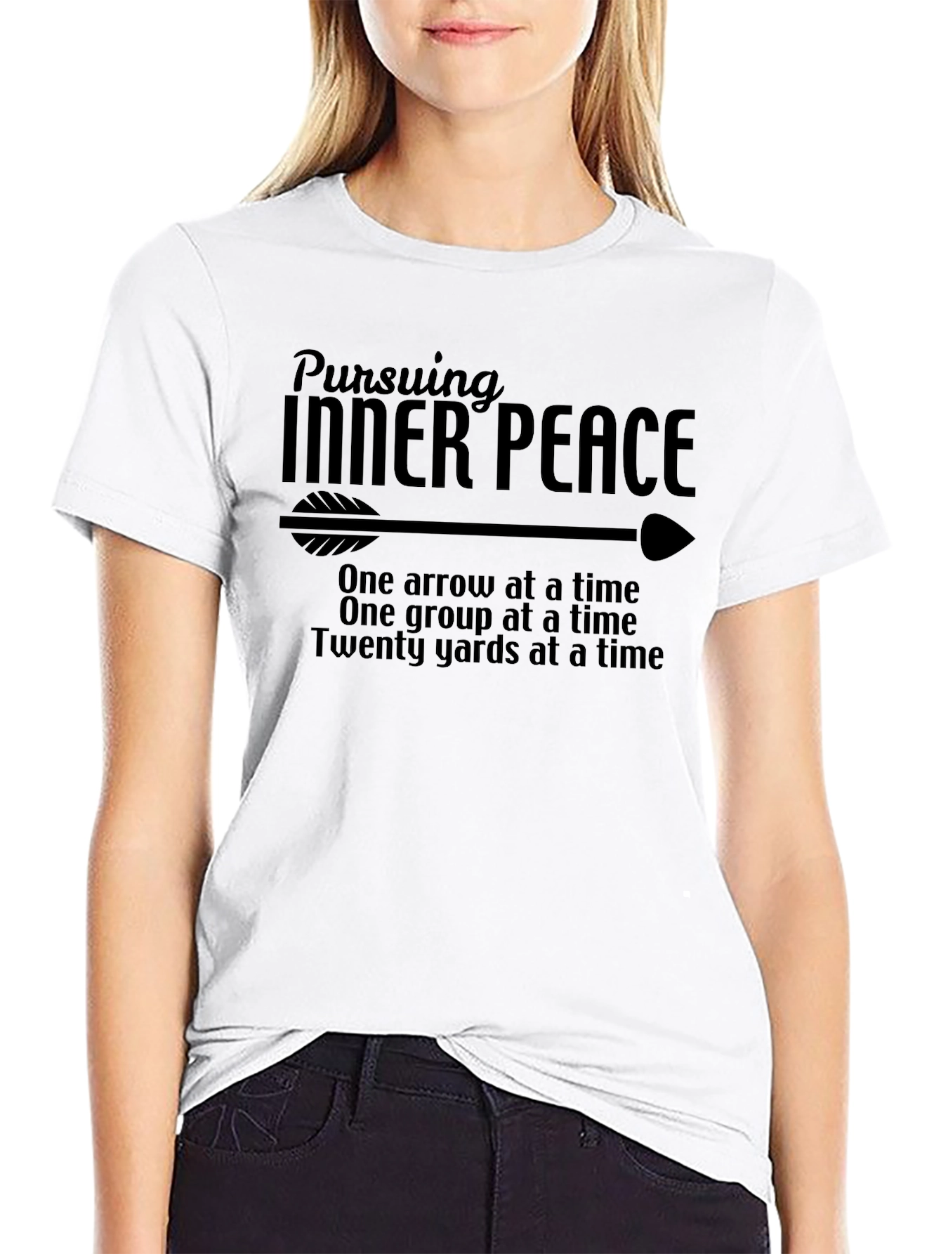 Pursuing Inner Peace Arrow T-Shirt