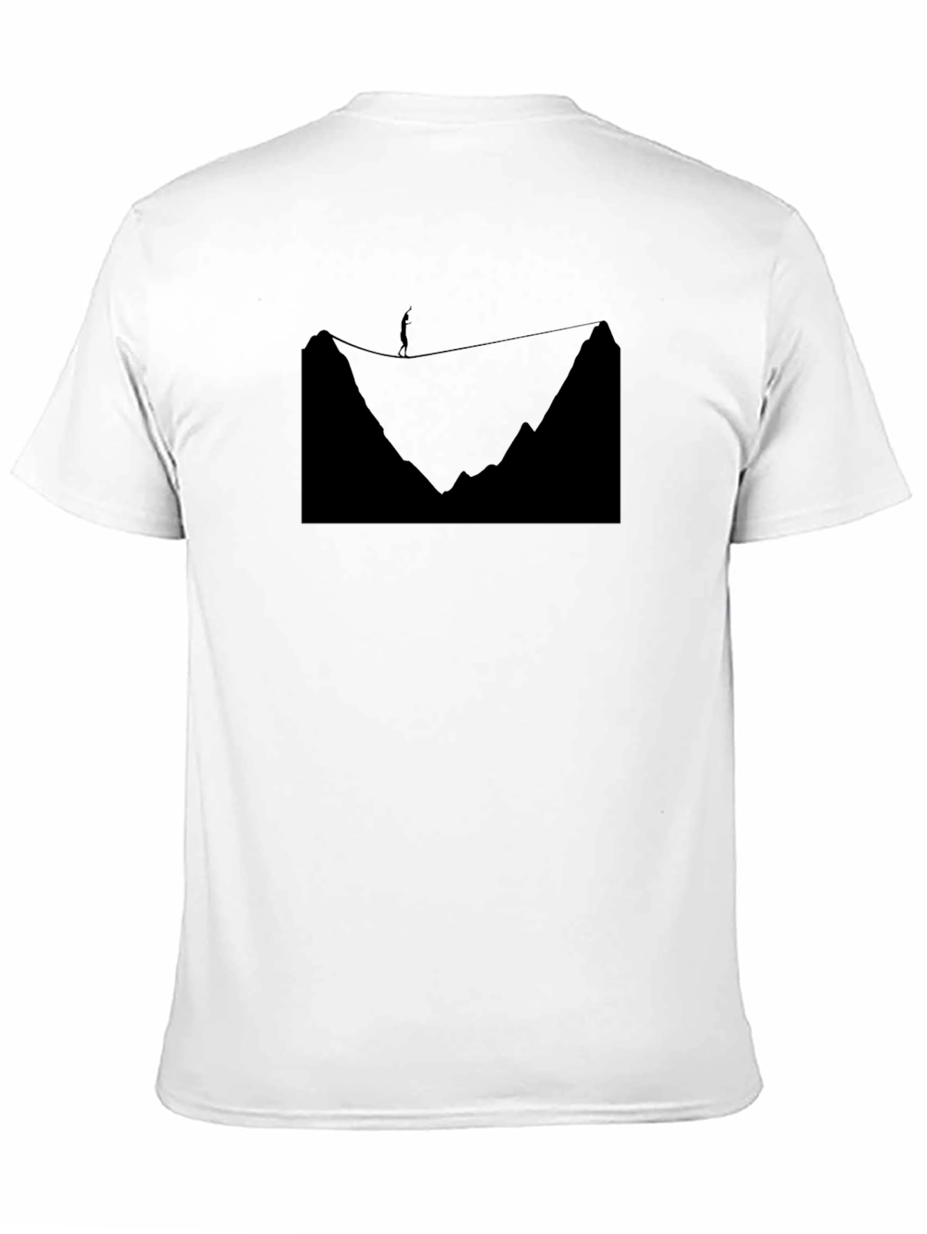 Black Graphic Tee: High Wire Act