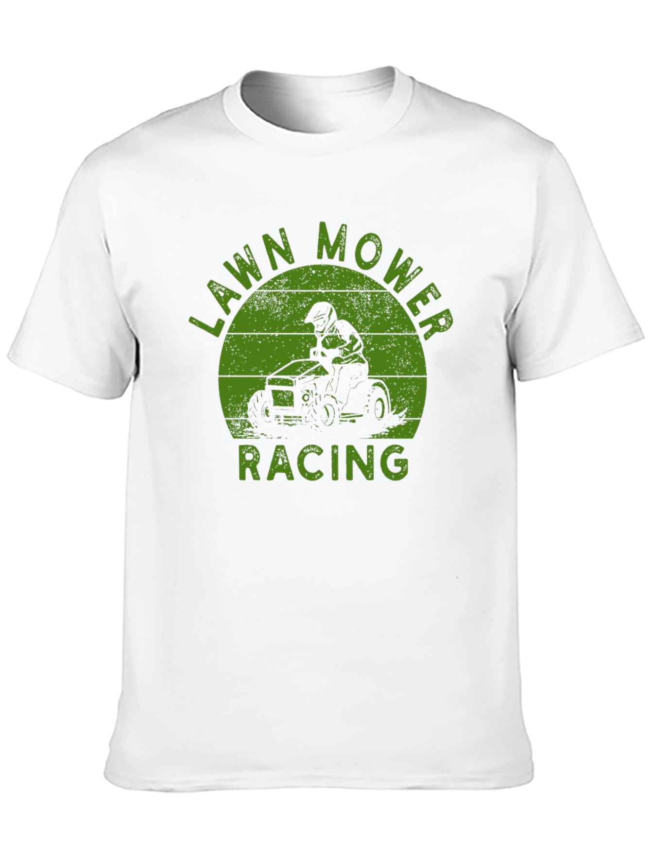 Lawn Mower Racing T-Shirt - Cool Graphic Tee