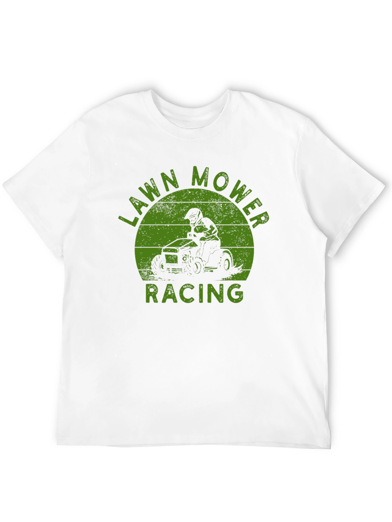 Lawn Mower Racing T-Shirt - Cool Graphic Tee