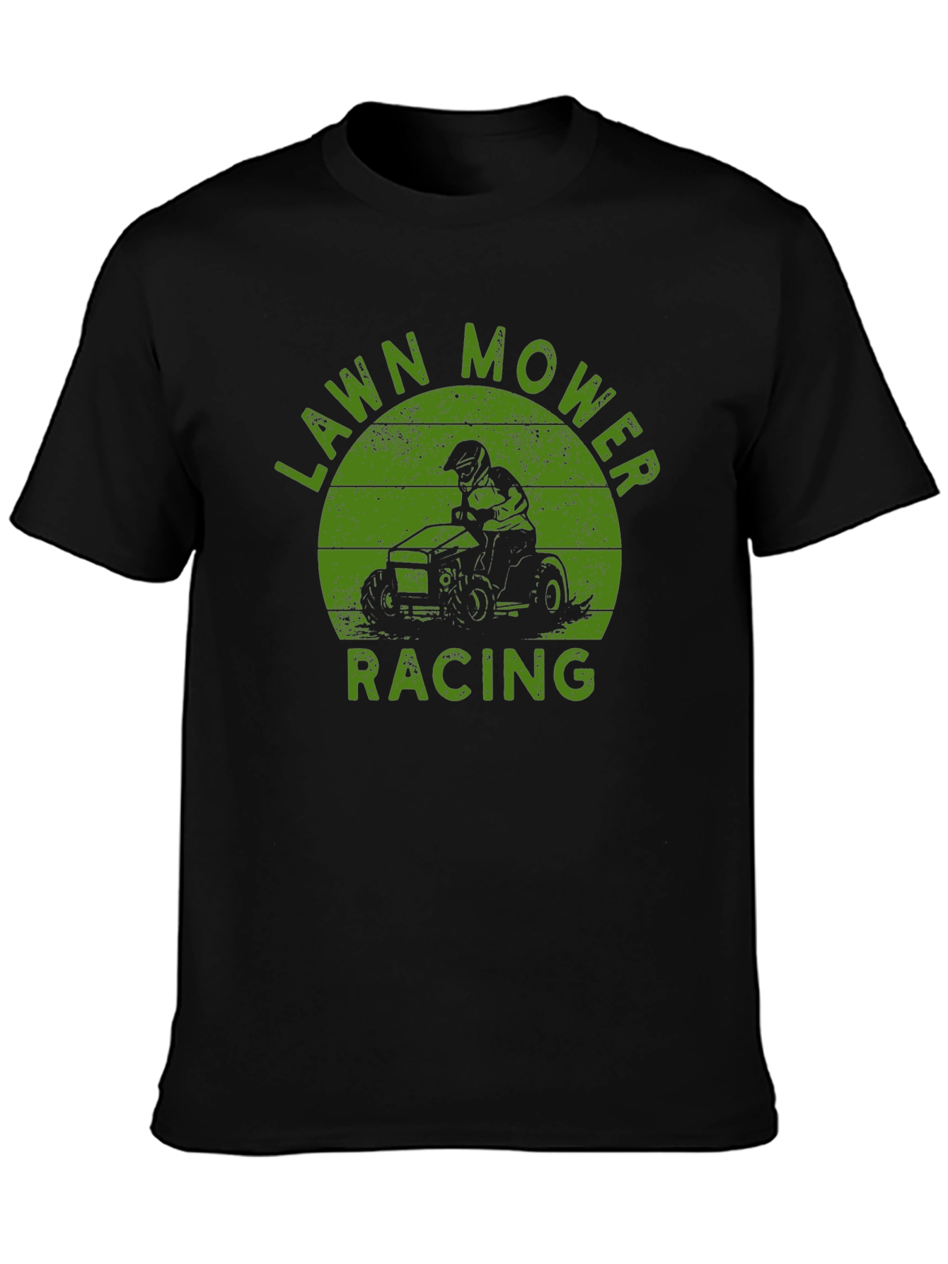 Lawn Mower Racing T-Shirt - Cool Graphic Tee