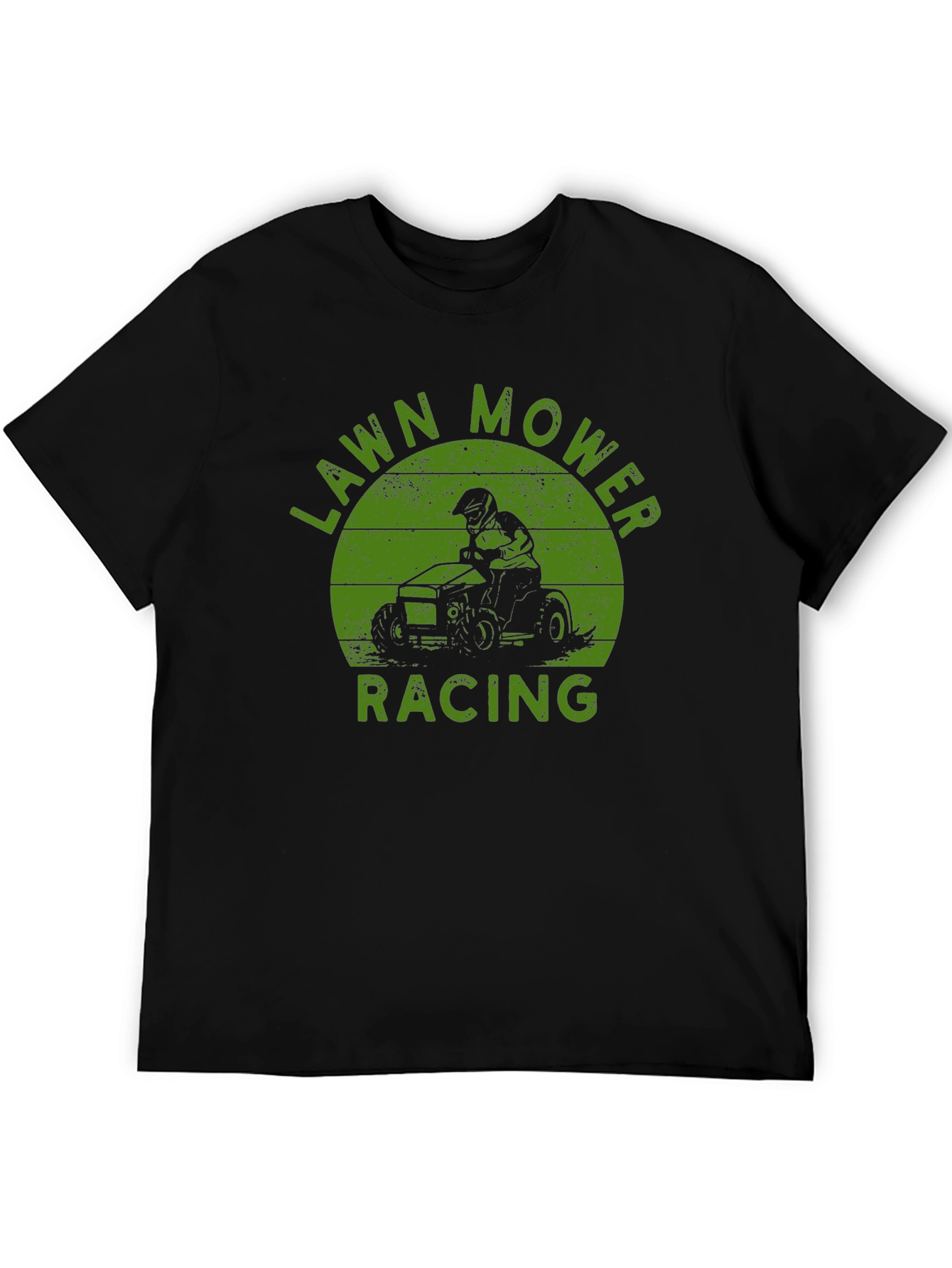 Lawn Mower Racing T-Shirt - Cool Graphic Tee