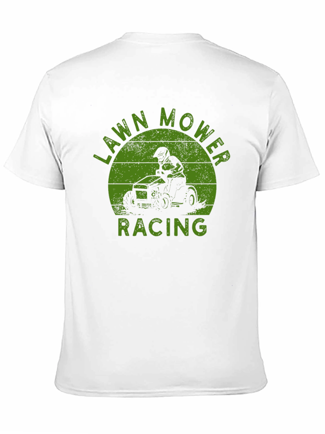 Lawn Mower Racing T-Shirt - Cool Graphic Tee